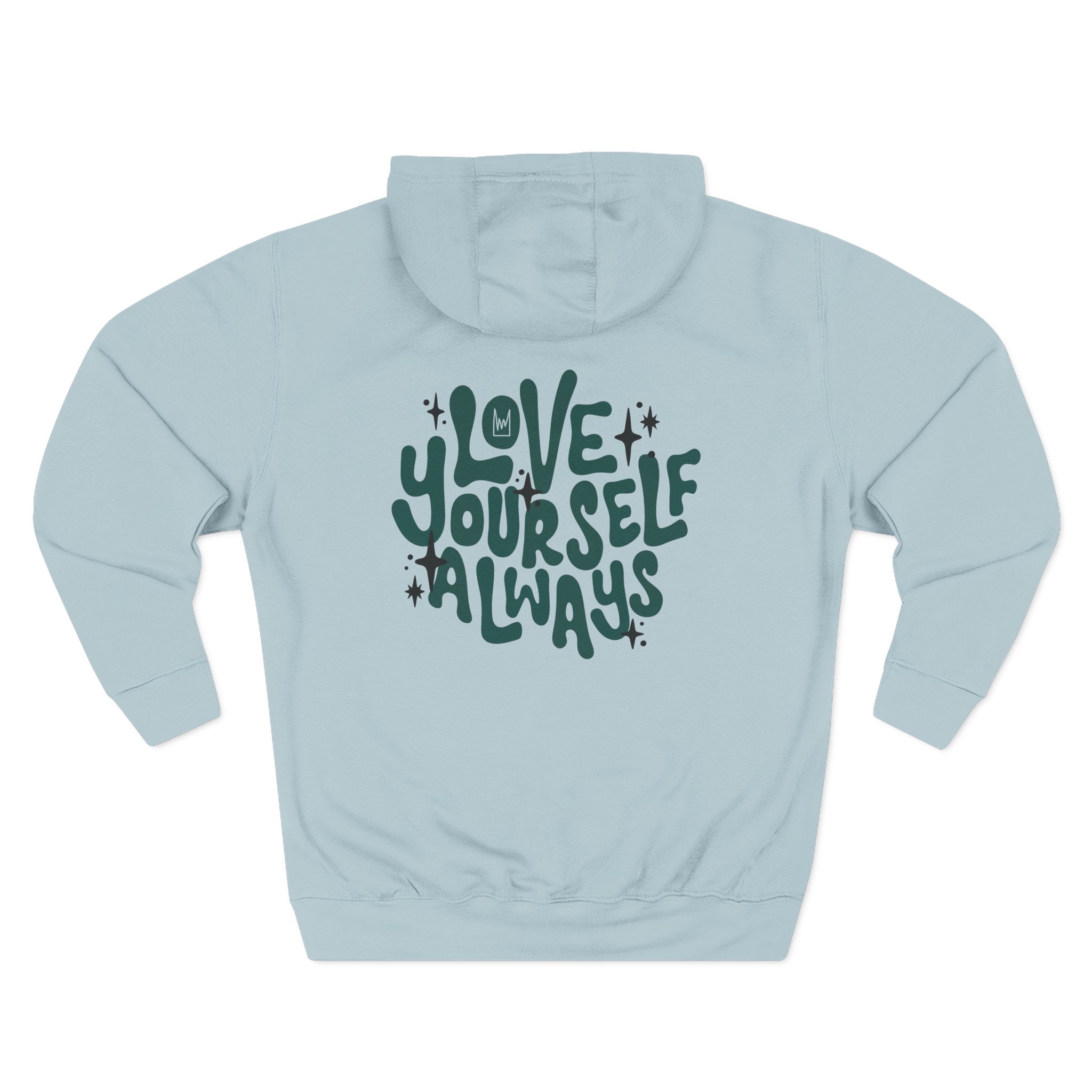 Kinging It Love Yourself Three-panel Fleece Hoodie - Image 12