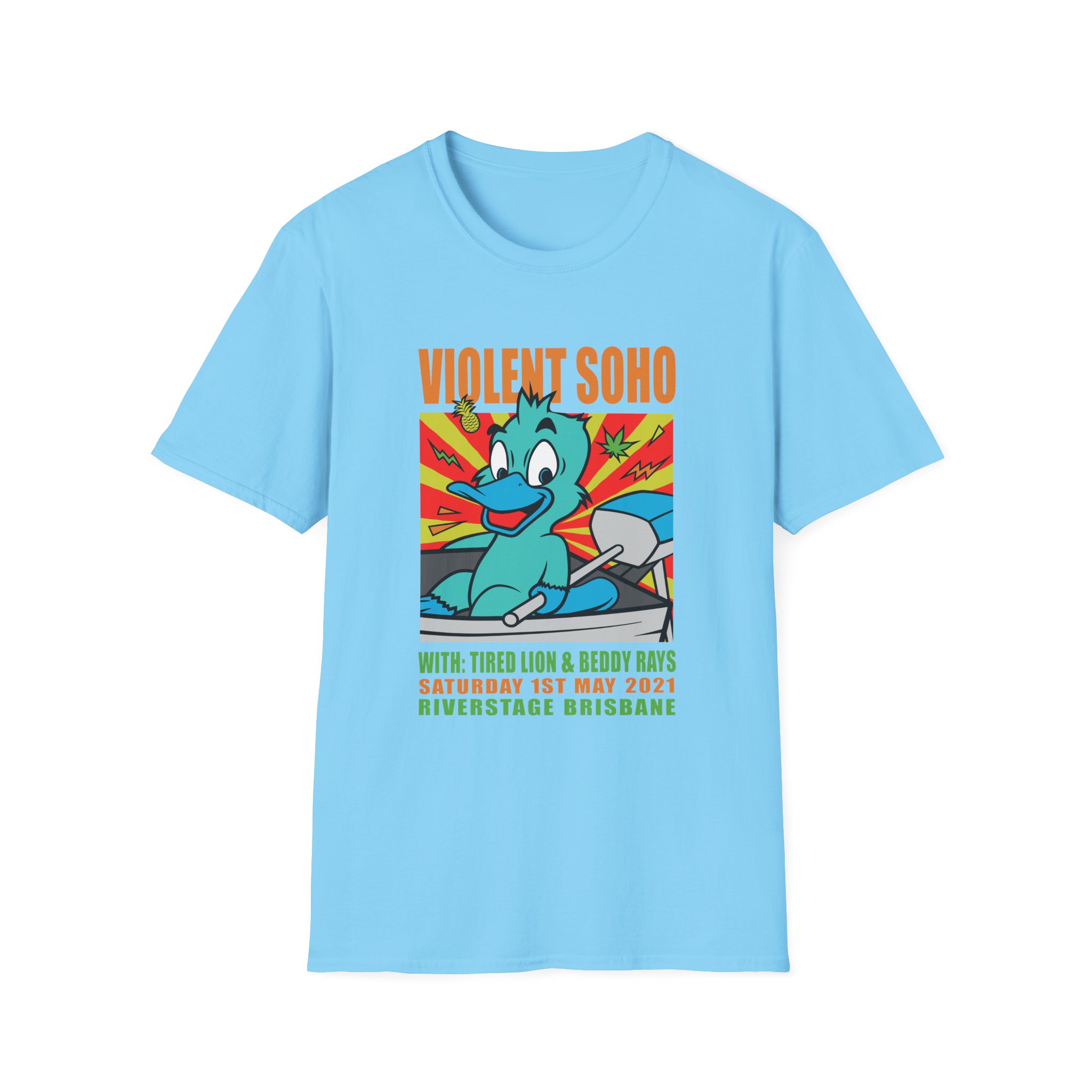 Violent Soho Event Poster Unisex Softstyle T-shirt - Image 7