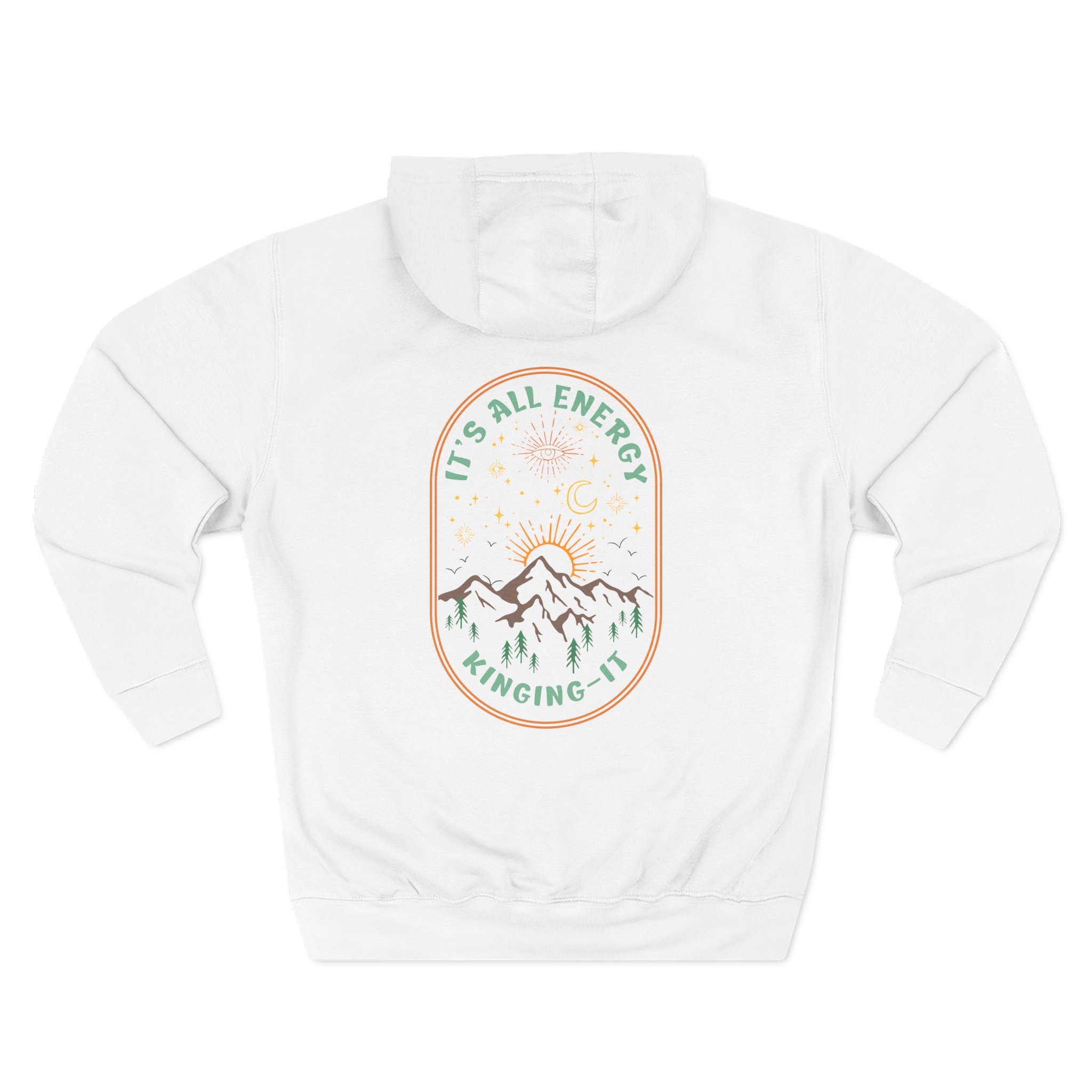 Kinging It It's All Energy Three-panel Fleece Hoodie - Image 2