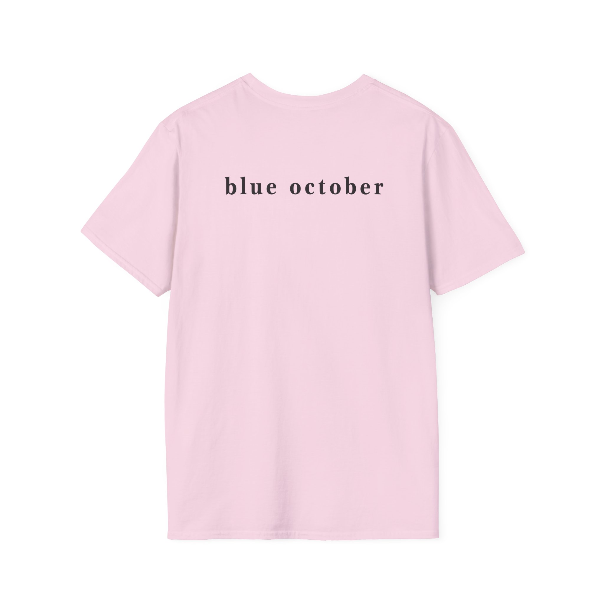 Blue October Big Rose Unisex Softstyle T-Shirt - Image 14