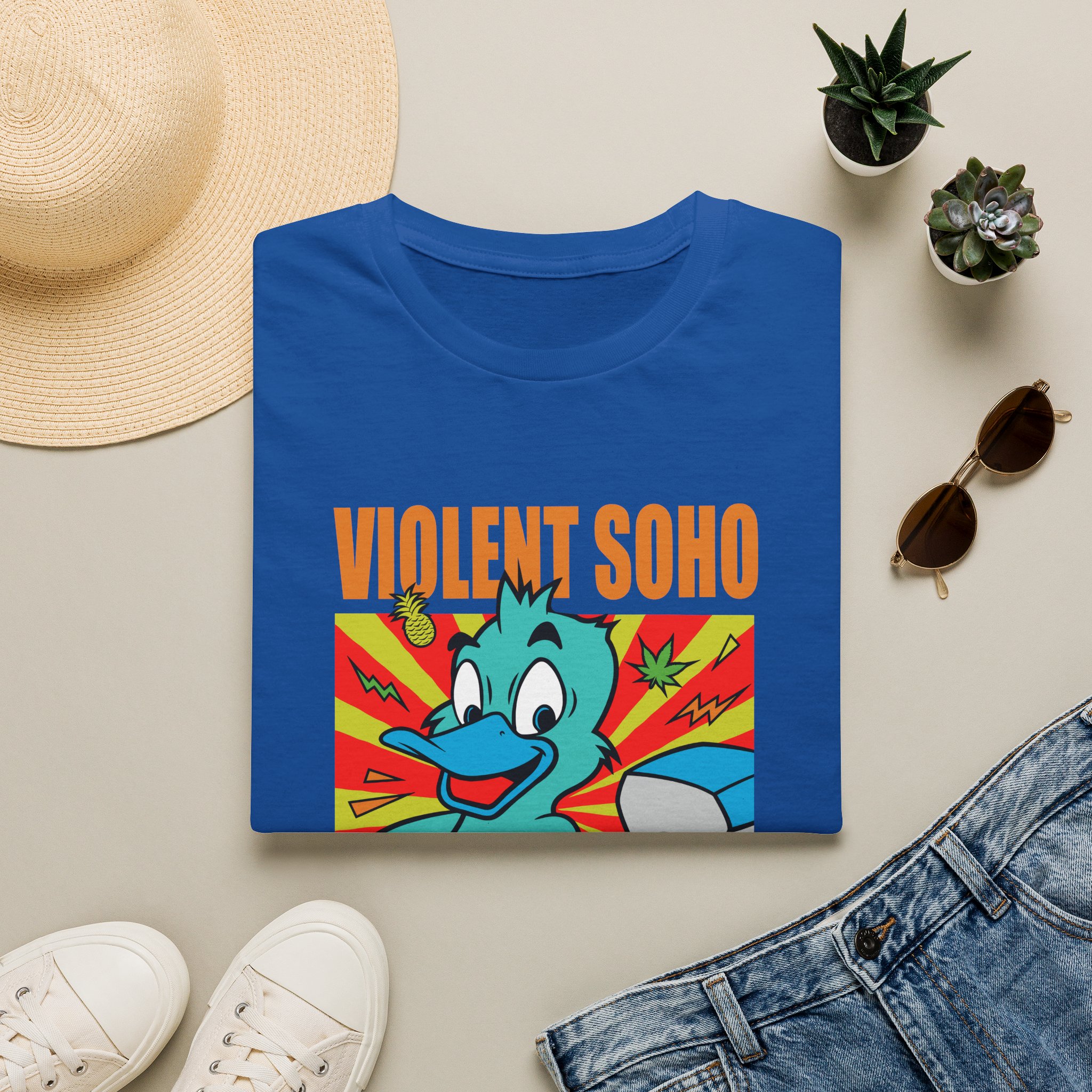 Violent Soho Event Poster Unisex Softstyle T-shirt - Image 25