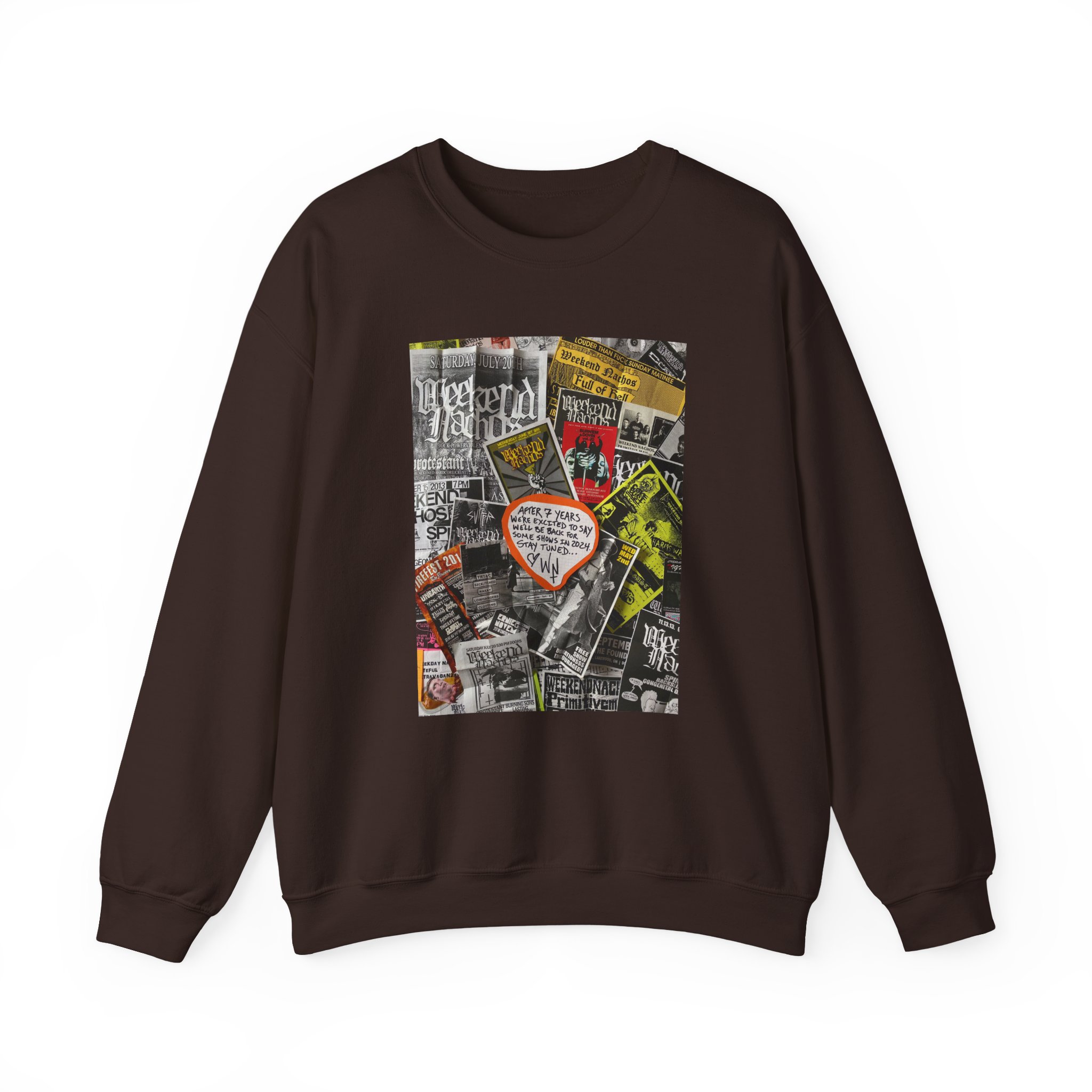 Weekend Nachos Unisex Heavy Blend™ Crewneck Sweatshirt - Image 3