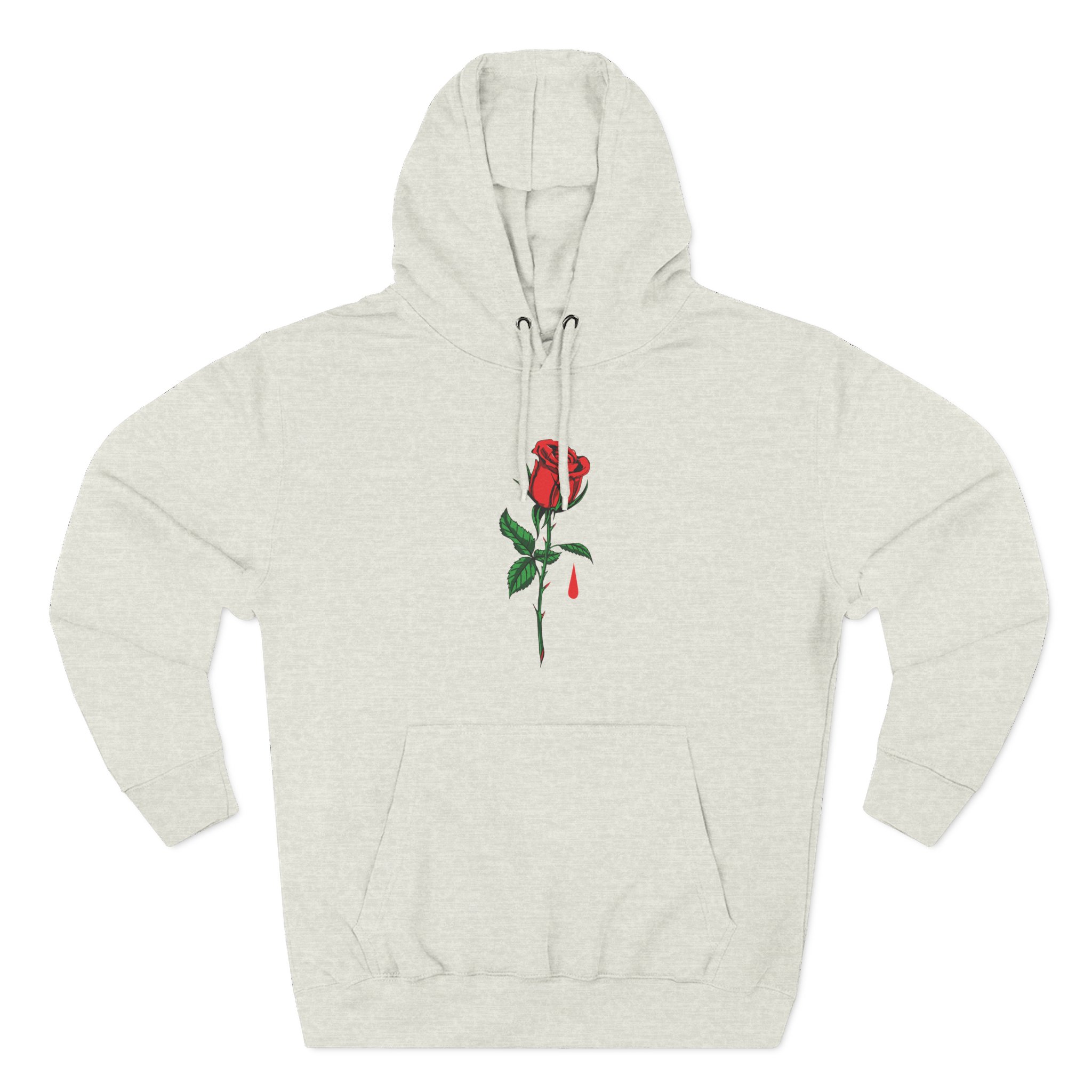 Blue October Big Rose Three-Panel Fleece Hoodie - Image 7