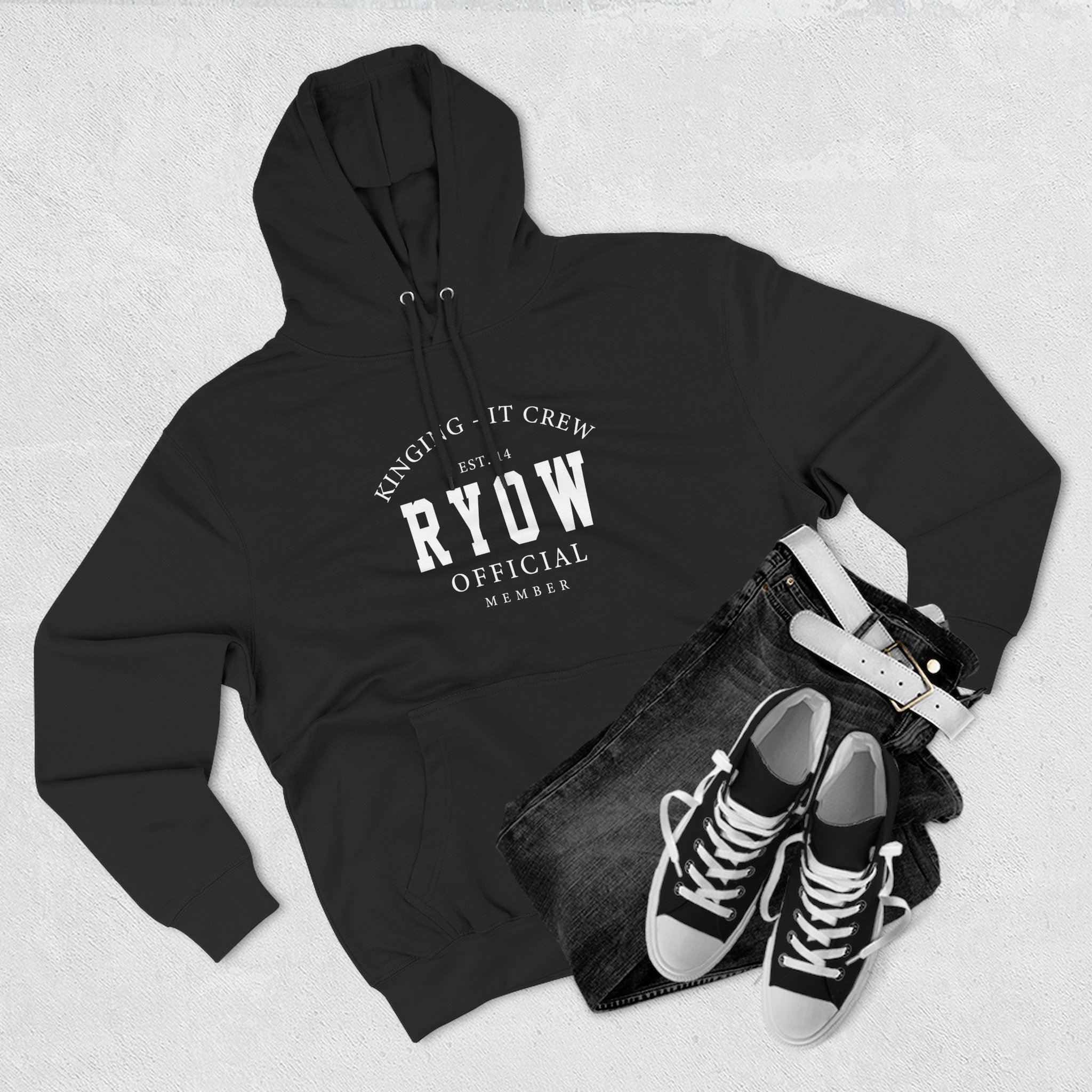 Kinging-it Chill Out Three-panel Fleece Hoodie - Image 3