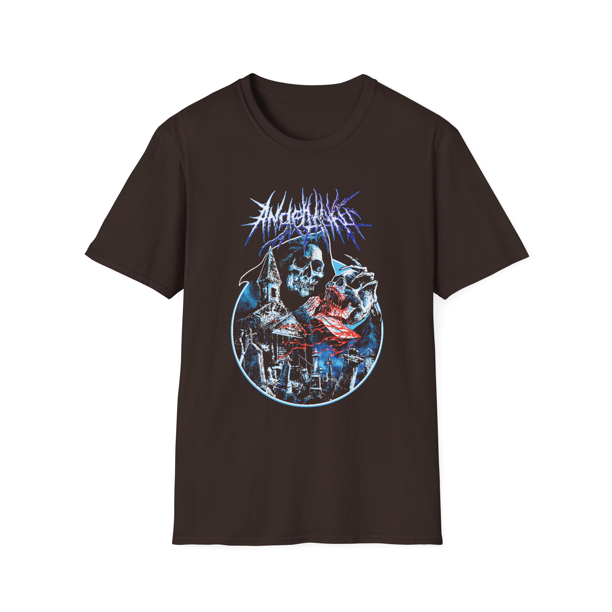 Angelmaker Angel Of Death Unisex Softstyle T-Shirt - Image 5