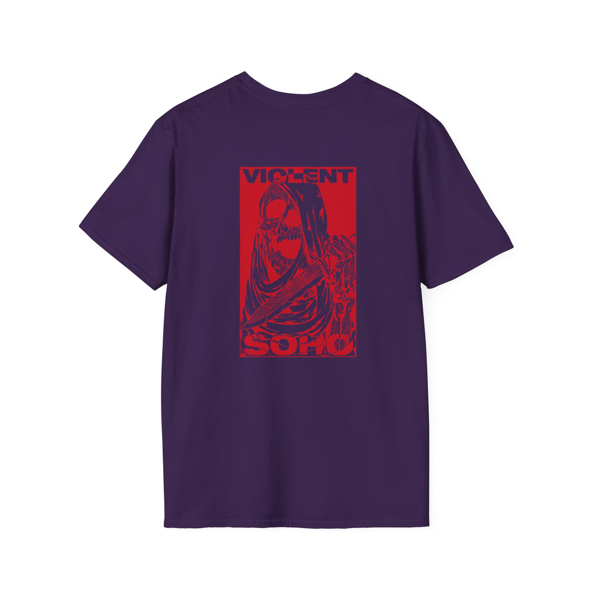 Violent Soho Skull Unisex Softstyle T-shirt - Image 10