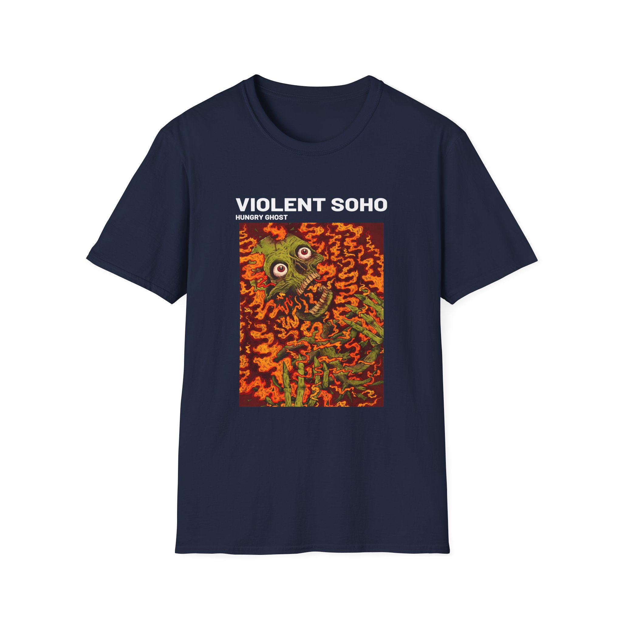 Violent Soho Hungry Ghost Unisex Softstyle T-shirt - Image 15