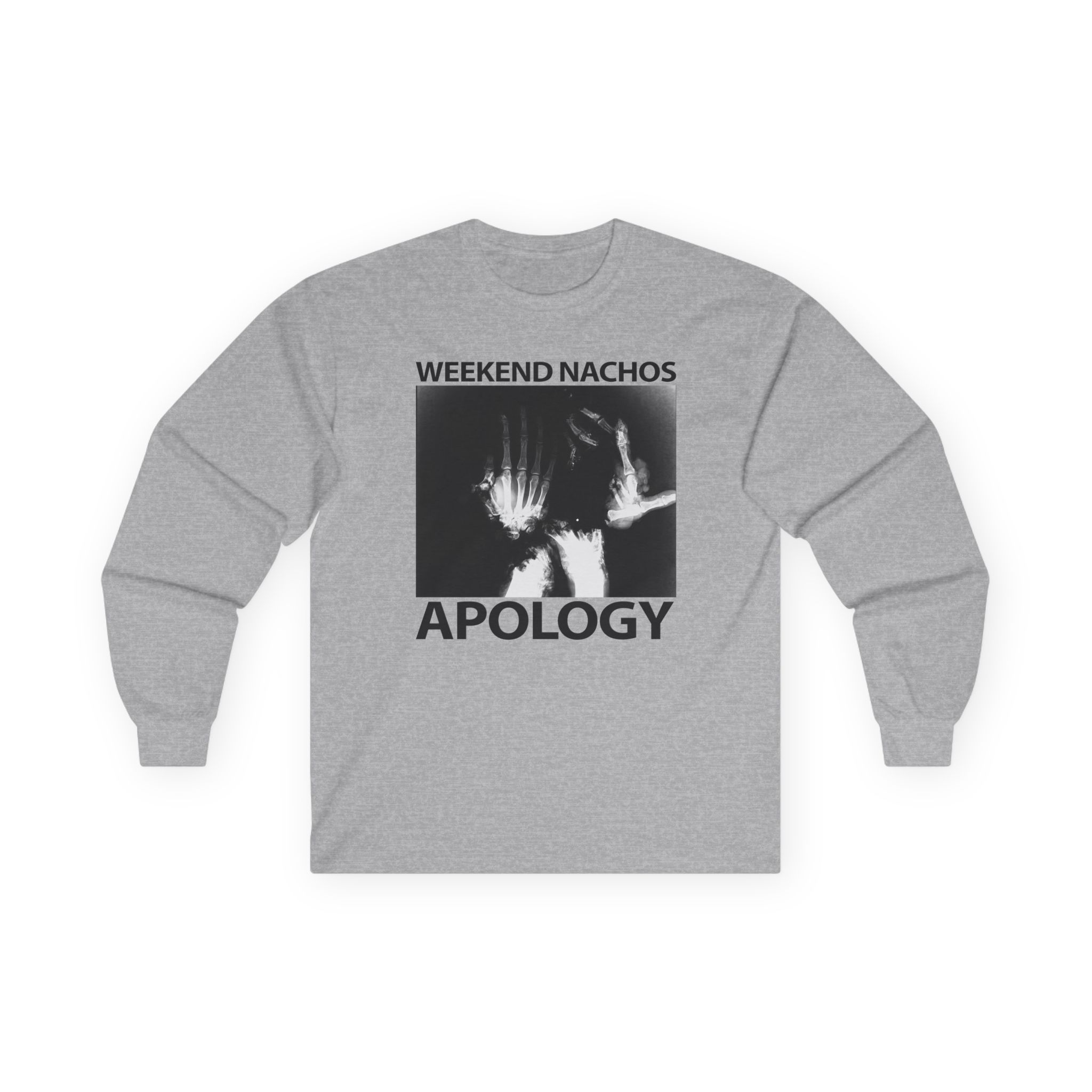 Weekend Nachos Apology Unisex Ultra Cotton Long Sleeve Tee - Image 5