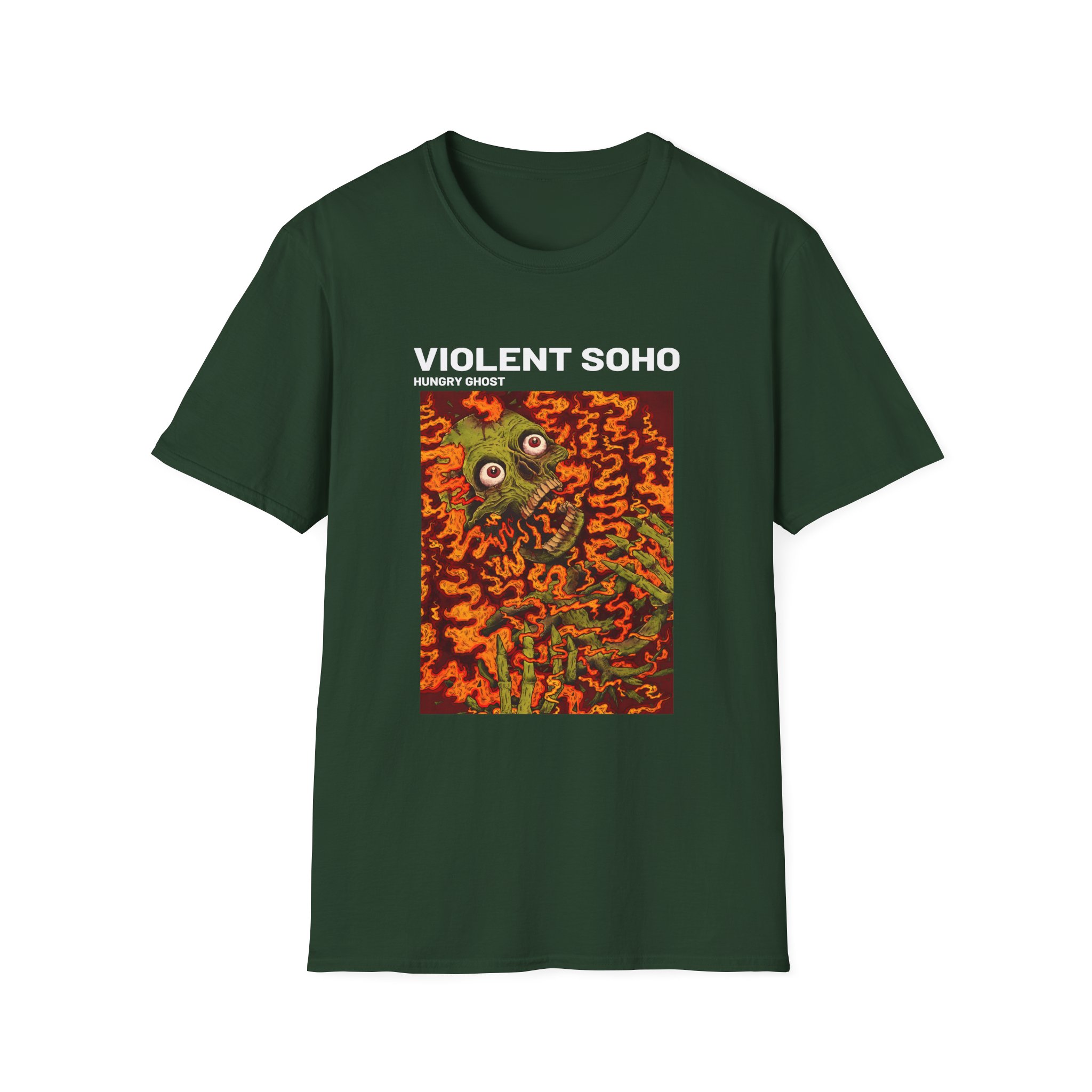 Violent Soho Hungry Ghost Unisex Softstyle T-shirt - Image 7