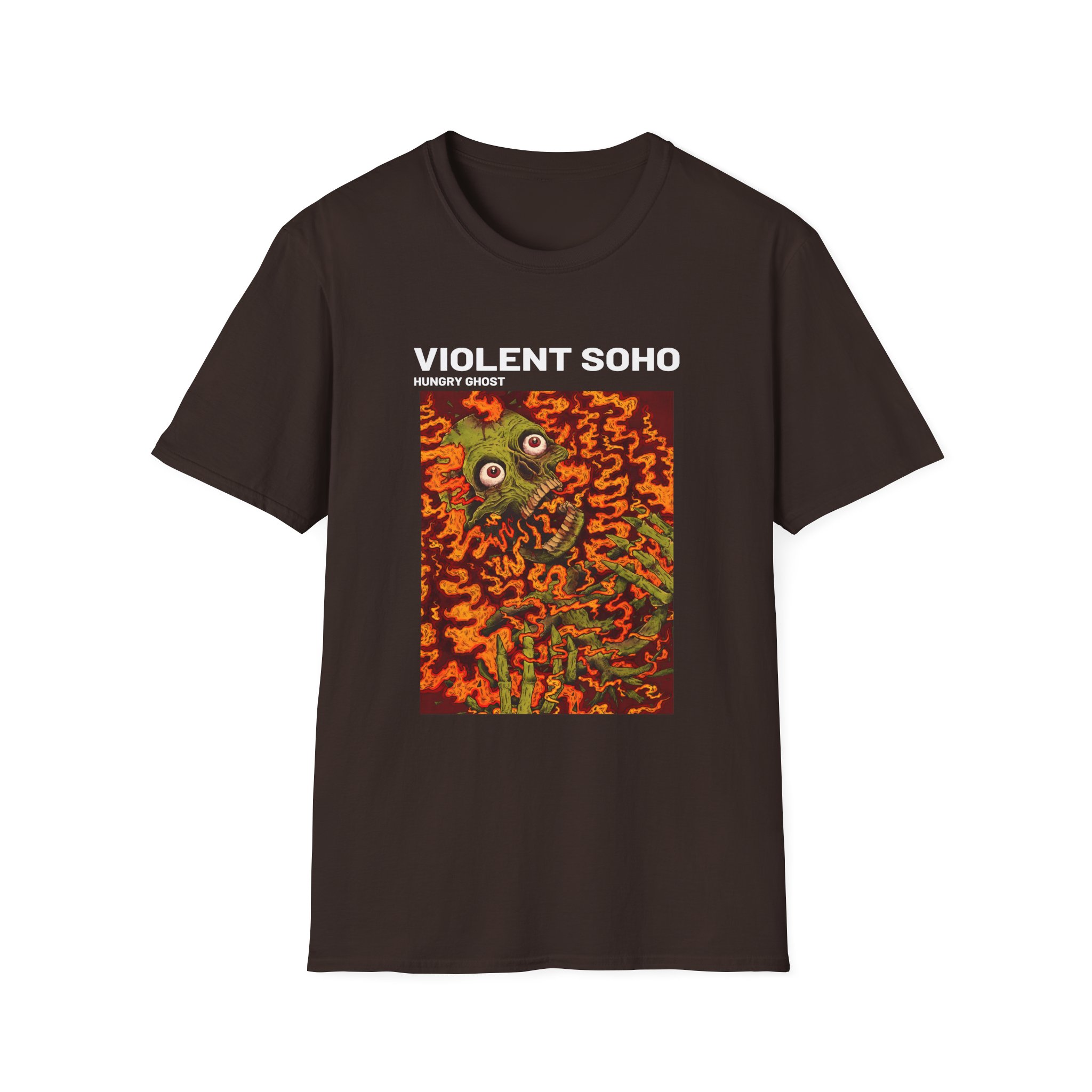 Violent Soho Hungry Ghost Unisex Softstyle T-shirt - Image 3