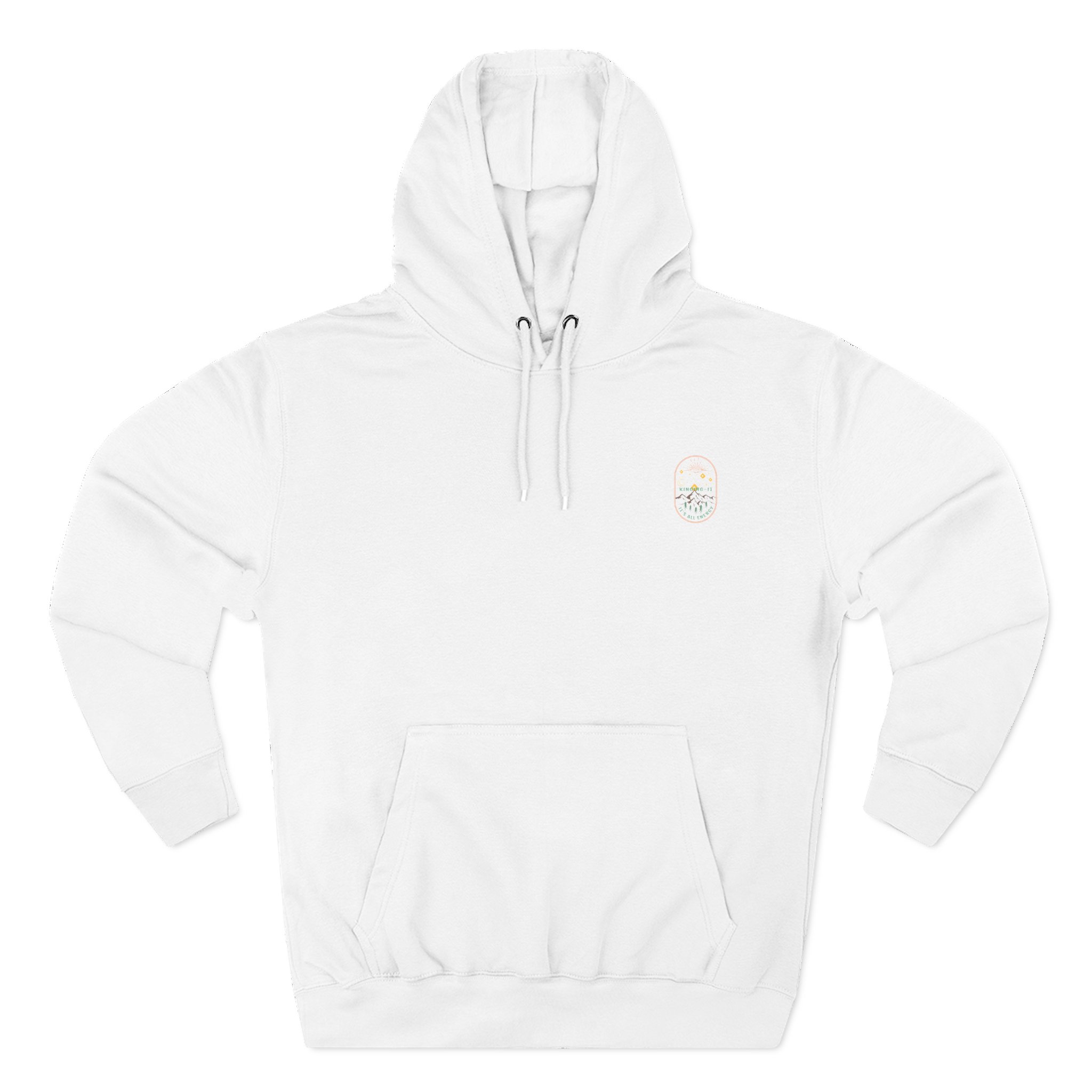 Kinging It It's All Energy Three-panel Fleece Hoodie