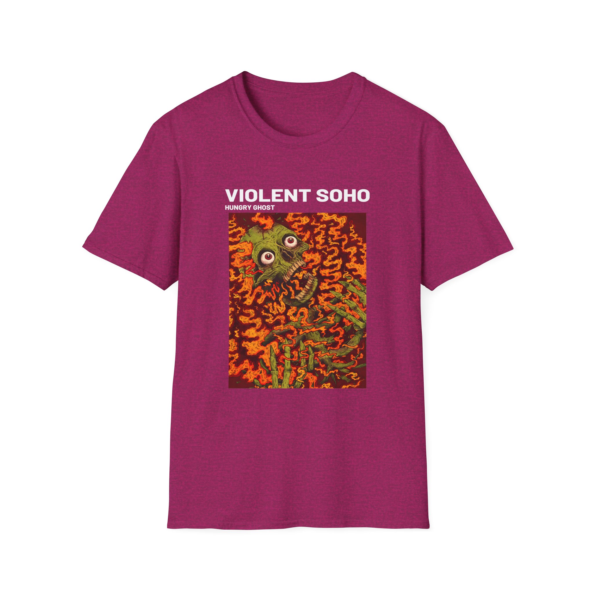 Violent Soho Hungry Ghost Unisex Softstyle T-shirt - Image 5