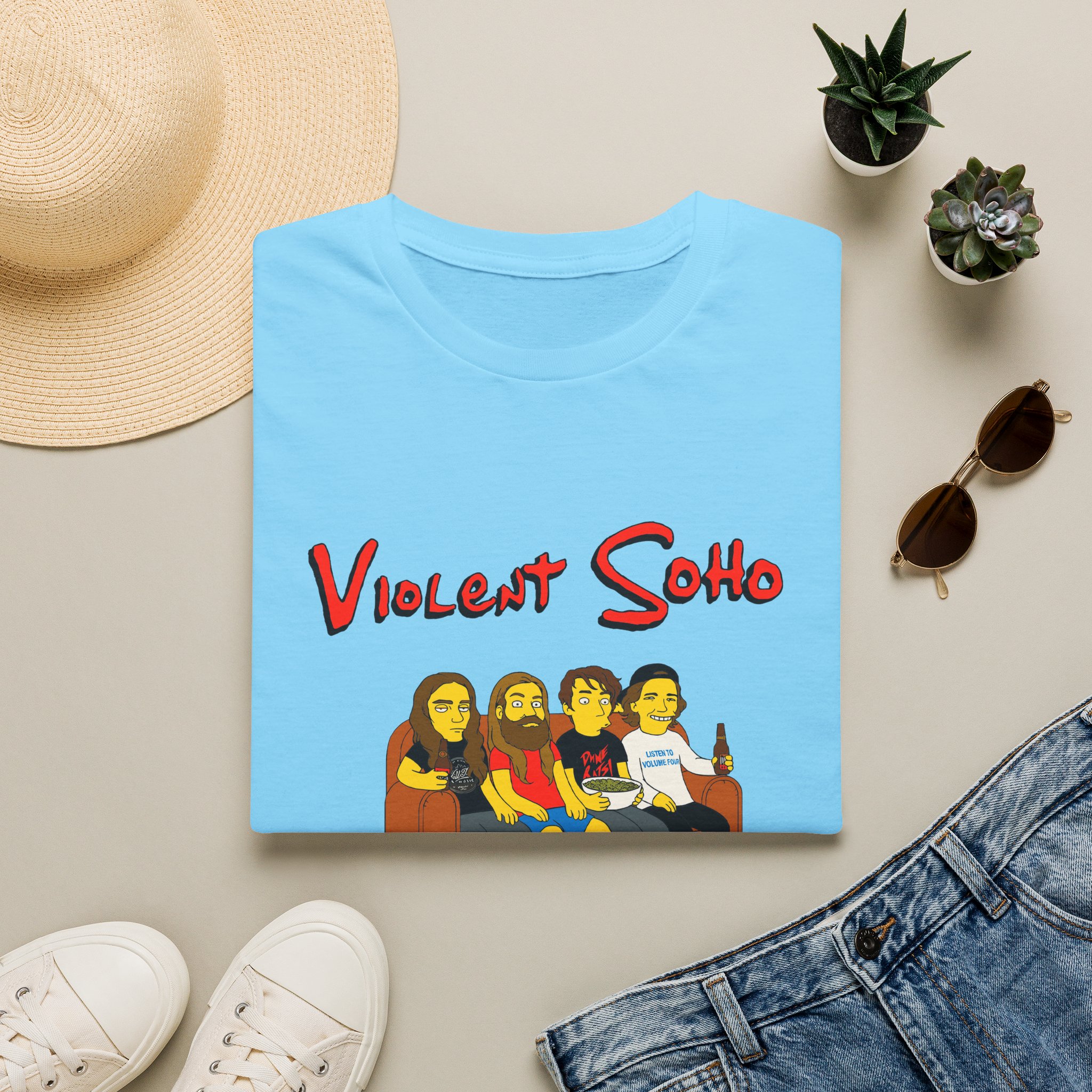 Violent Soho Springfield 4122 Unisex Softstyle T-shirt - Image 29