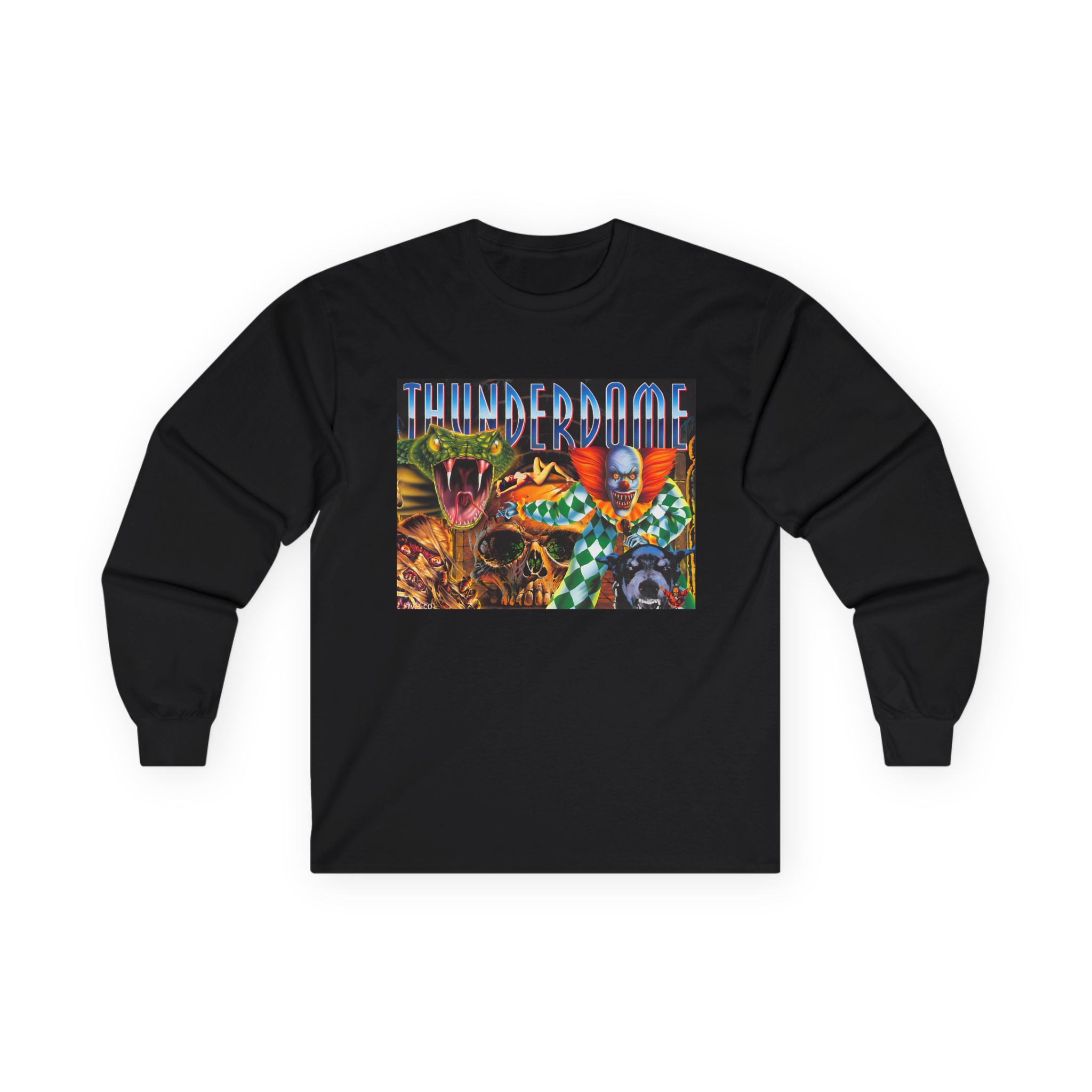 Thunderdome Hardcore Will Never Die Unisex Ultra Cotton Long Sleeve Tee