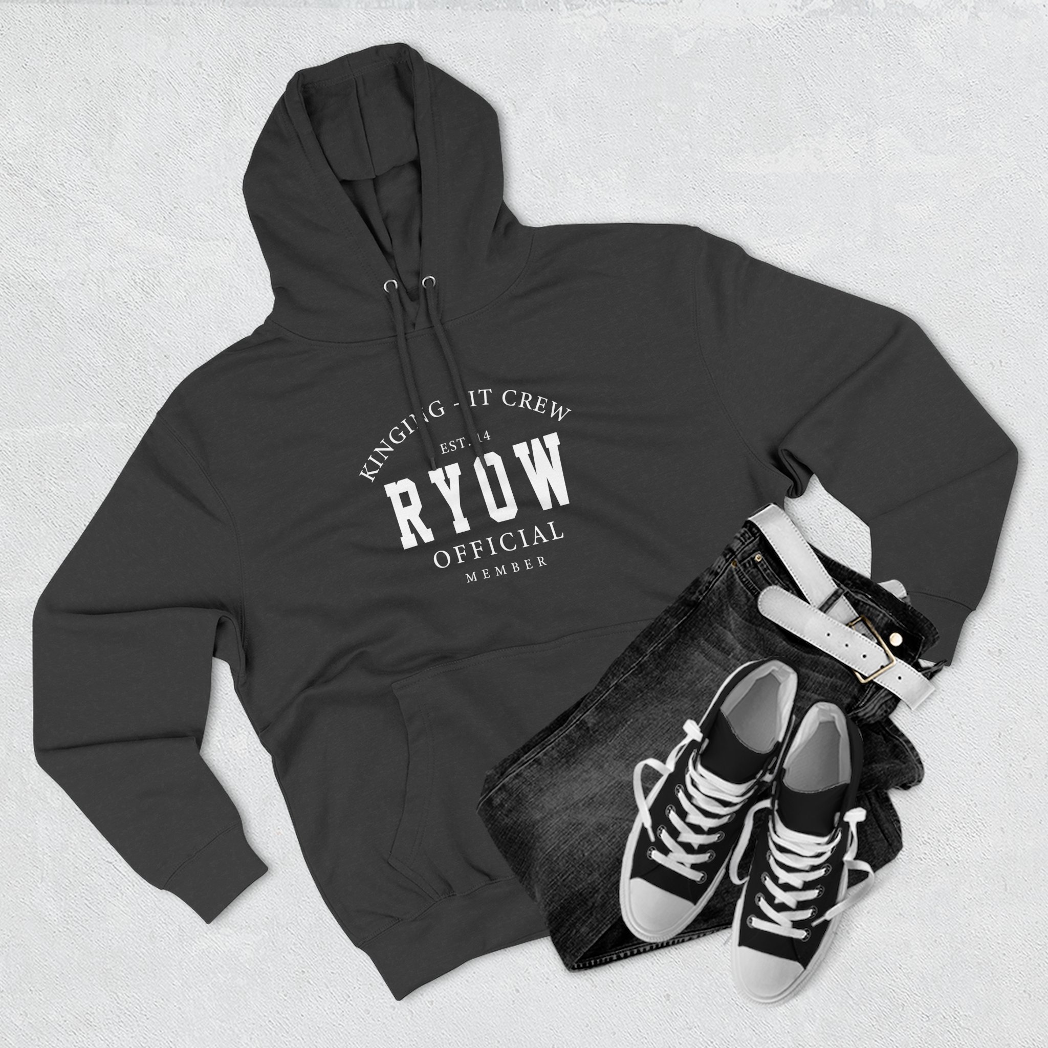 Kinging-it Chill Out Three-panel Fleece Hoodie - Image 7