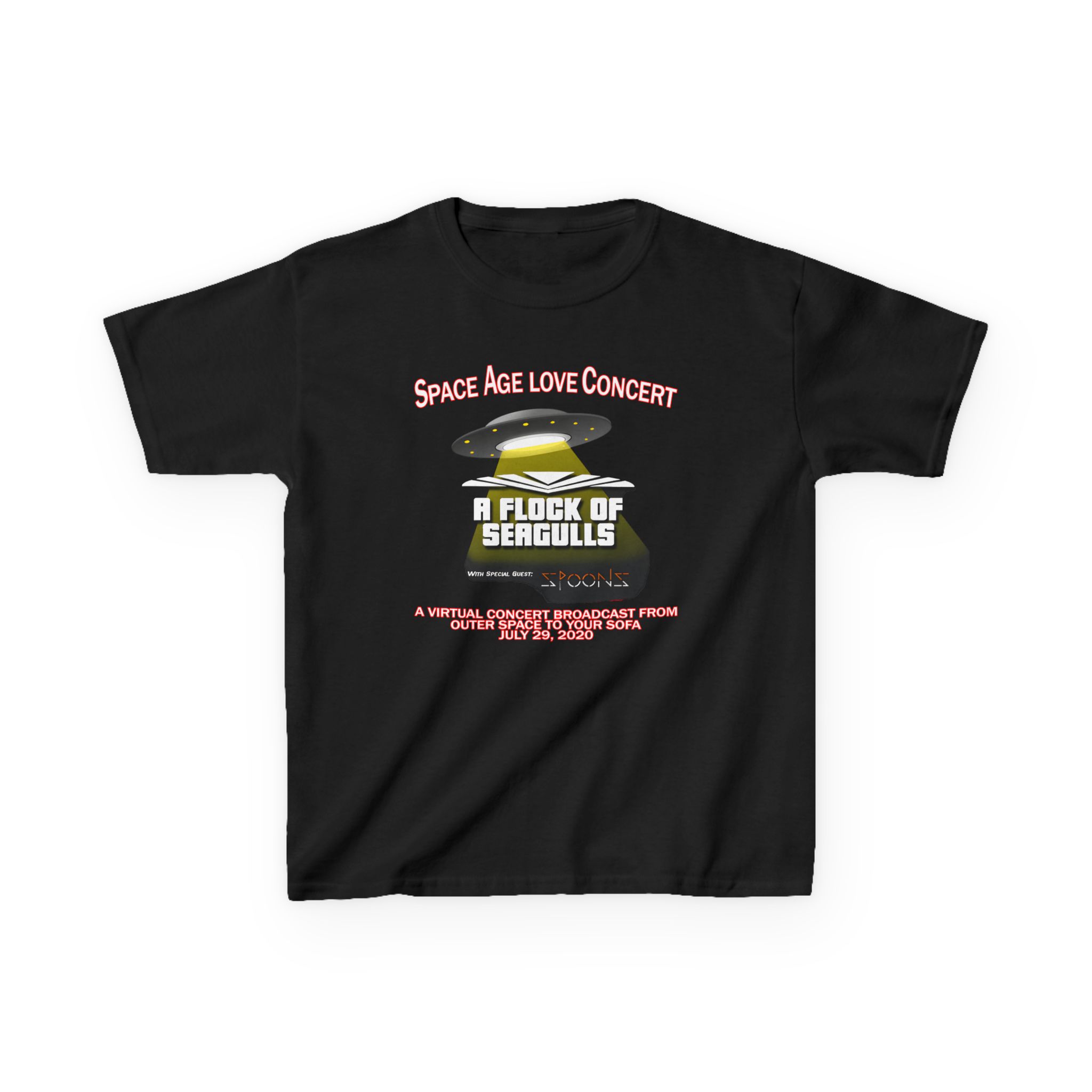 Kids A Flock of Seagulls Space Age Love Concert Heavy Cotton™ Tee