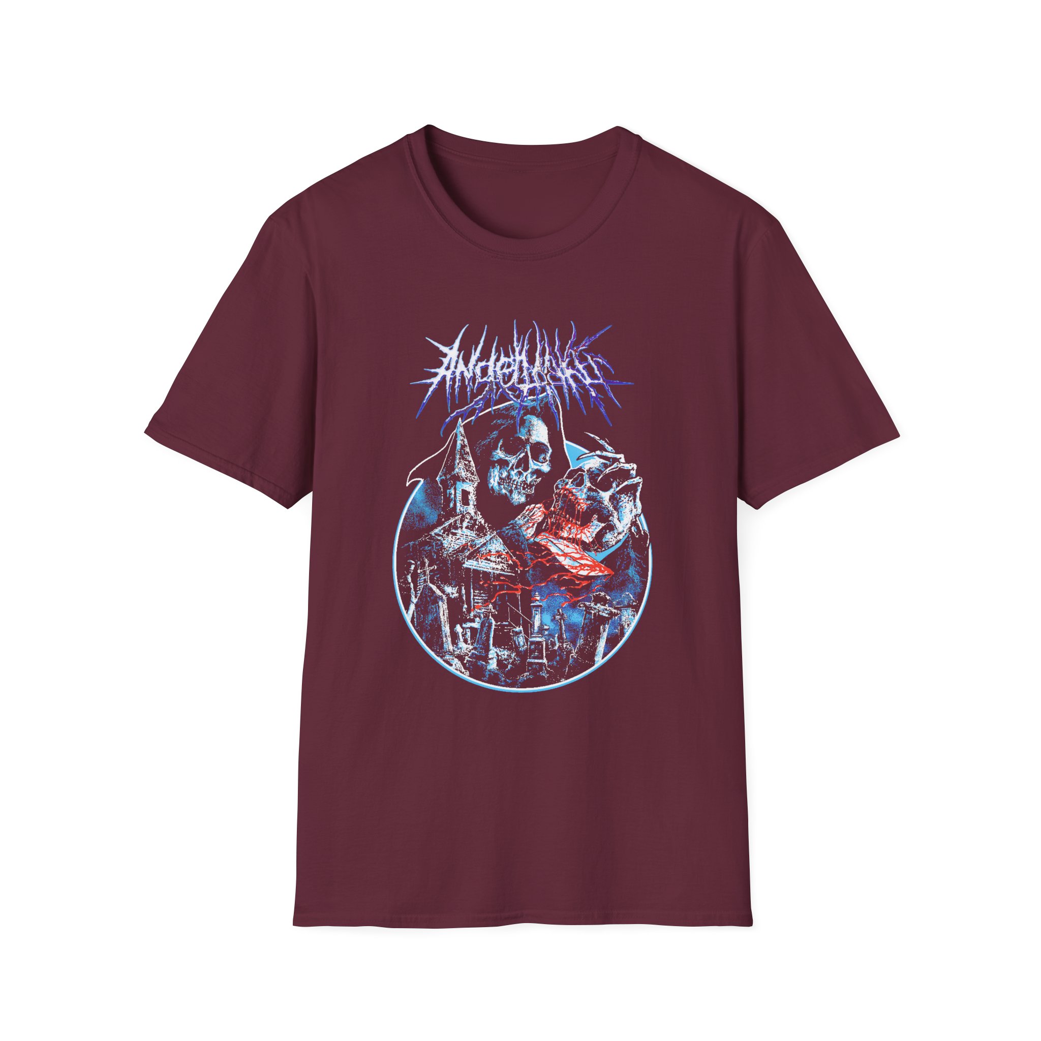 Angelmaker Angel Of Death Unisex Softstyle T-Shirt - Image 3