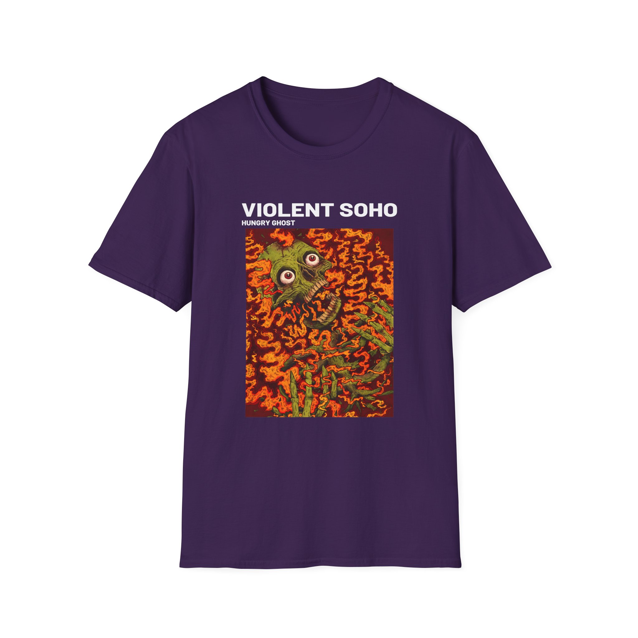 Violent Soho Hungry Ghost Unisex Softstyle T-shirt - Image 17