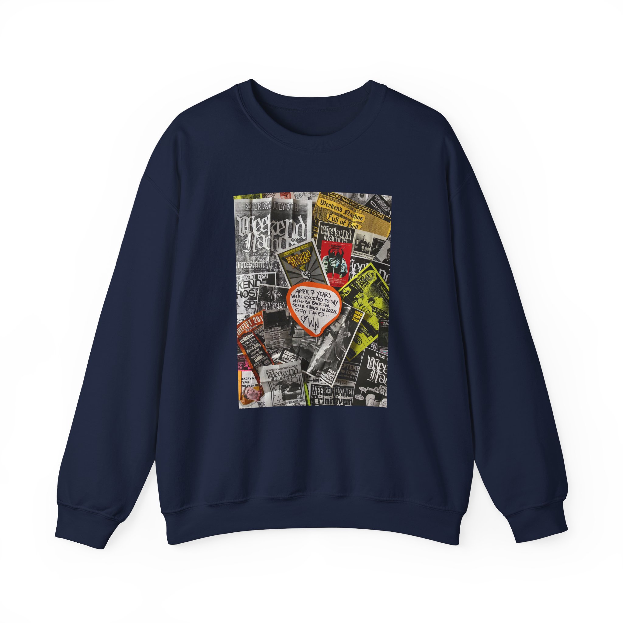 Weekend Nachos Unisex Heavy Blend™ Crewneck Sweatshirt - Image 13