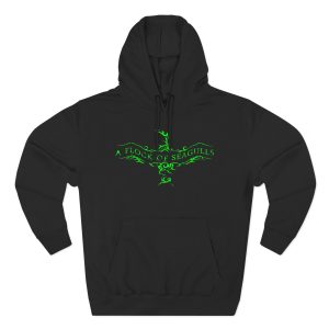 A Flock of Seagulls Logo Three-Panel Fleece Hoodie