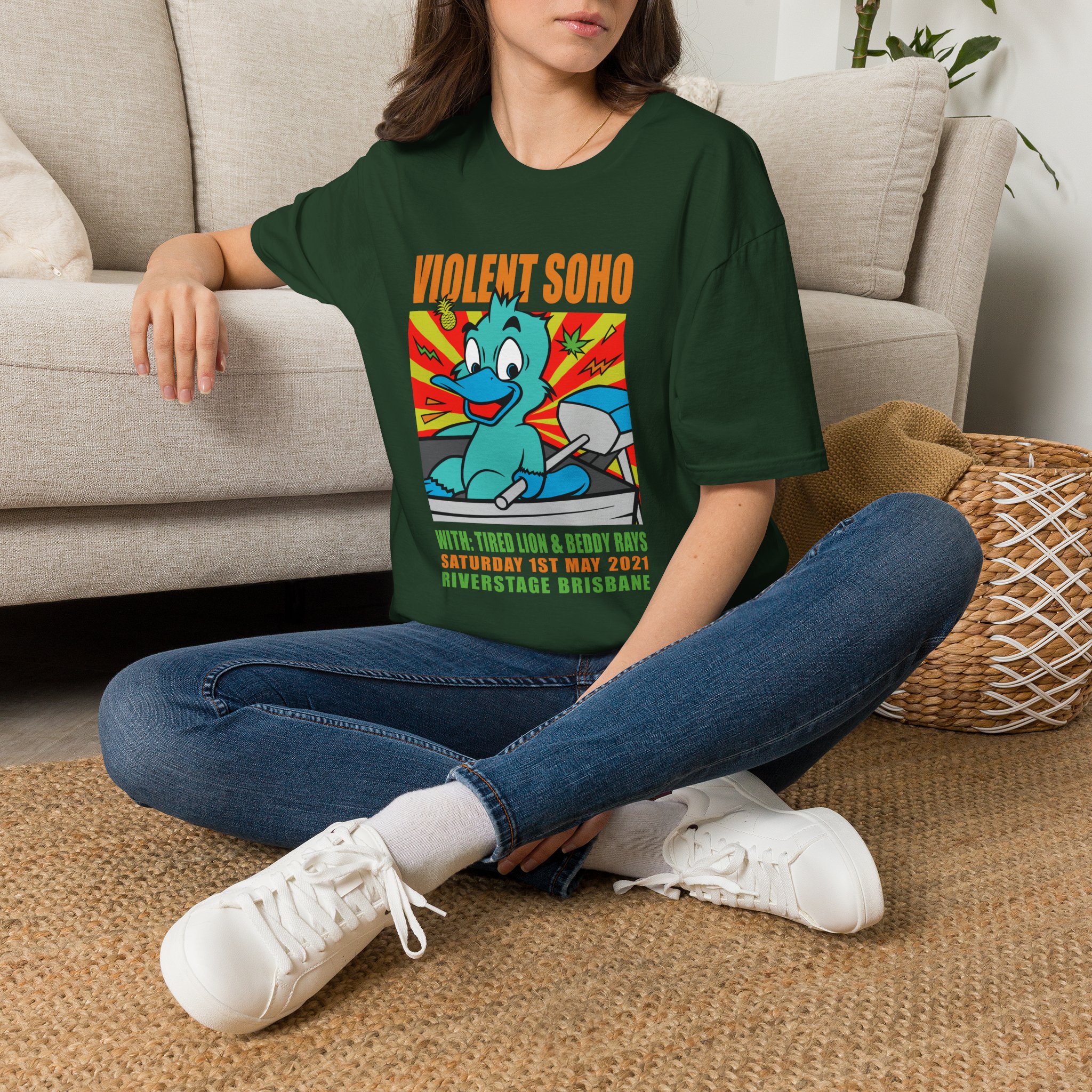 Violent Soho Event Poster Unisex Softstyle T-shirt - Image 22