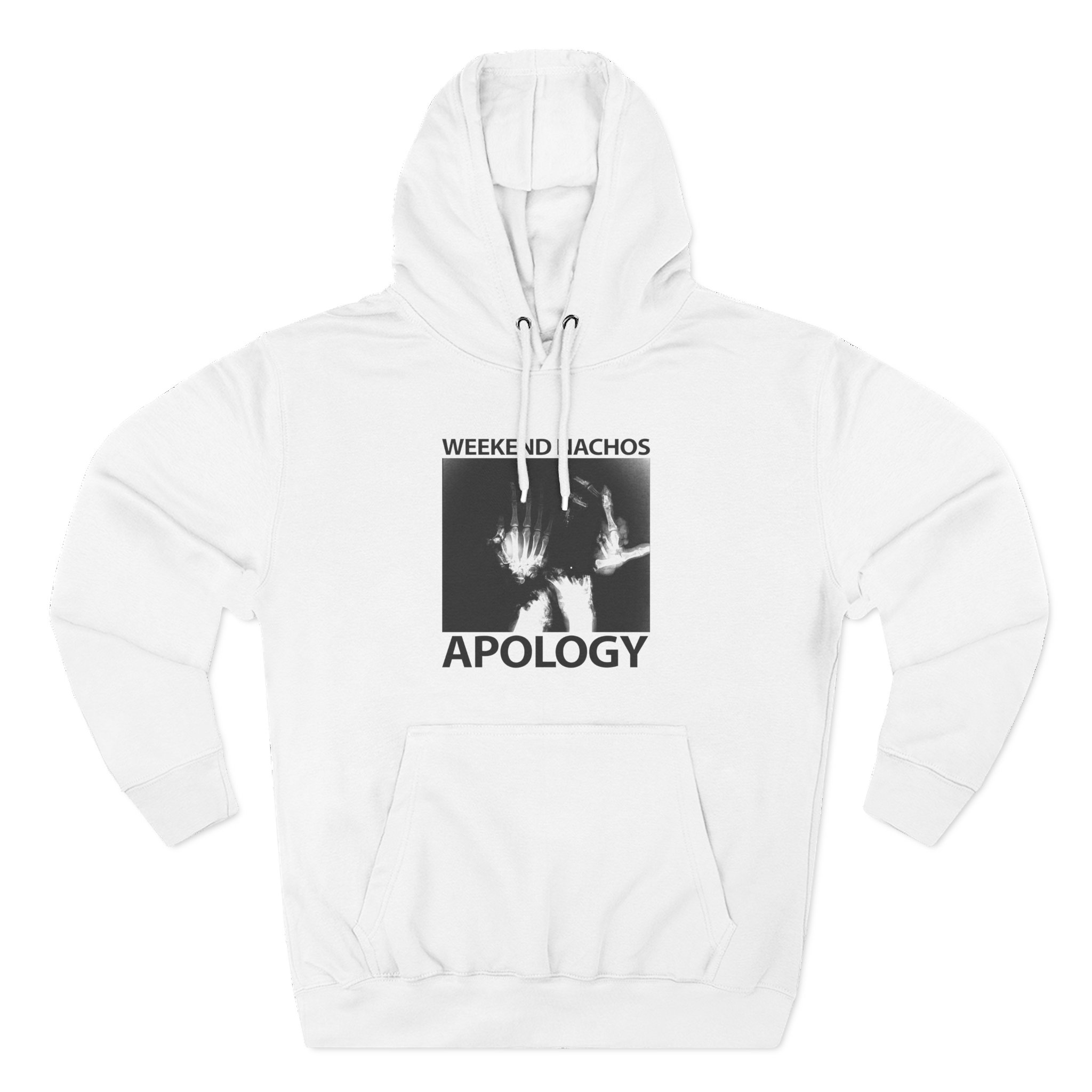 Weekend Nachos Apology Three-Panel Fleece Hoodie