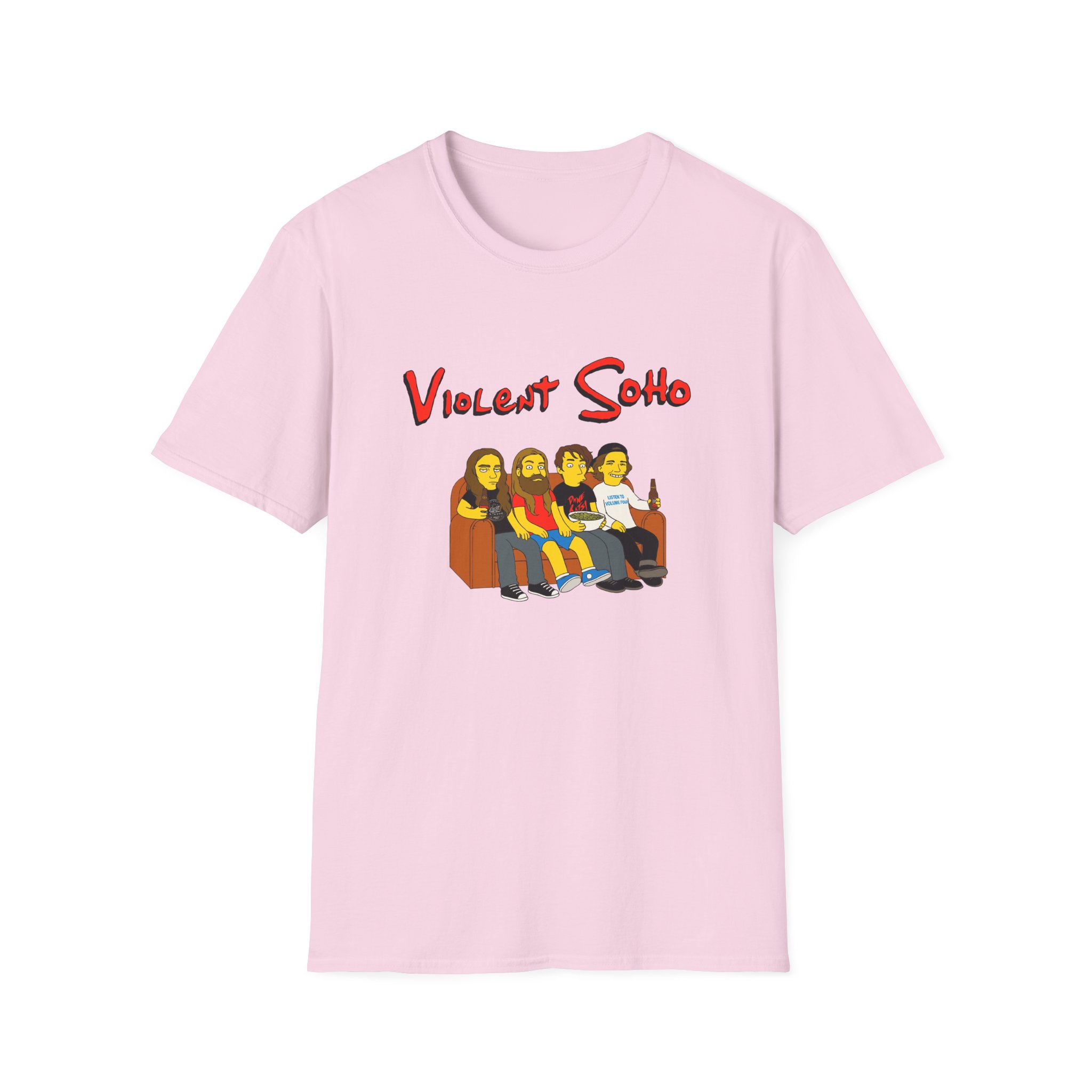 Violent Soho Springfield 4122 Unisex Softstyle T-shirt - Image 43