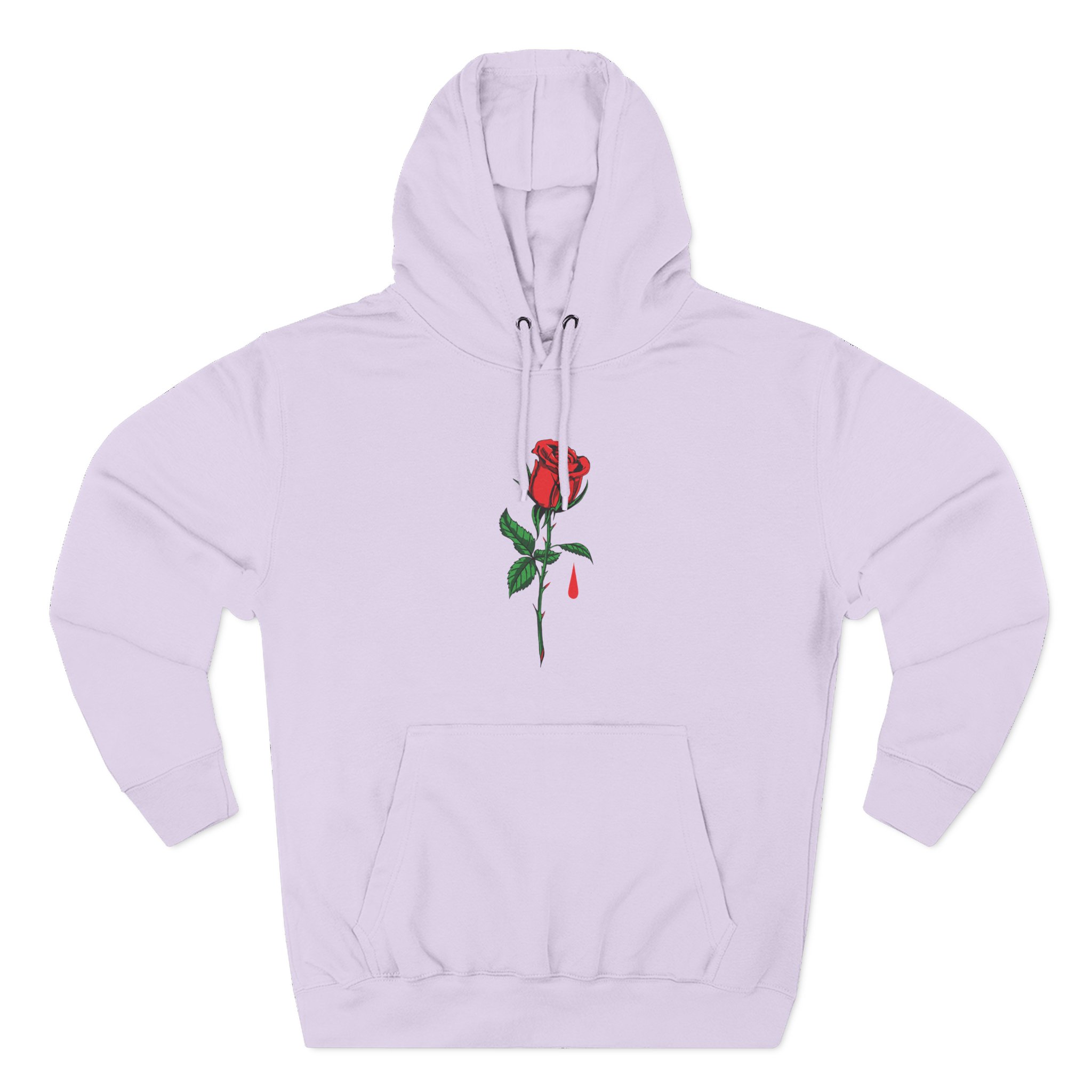 Blue October Big Rose Three-Panel Fleece Hoodie - Image 11