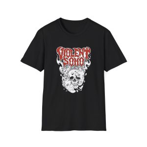 Violent Soho Murdoch Skull Unisex Softstyle T-shirt