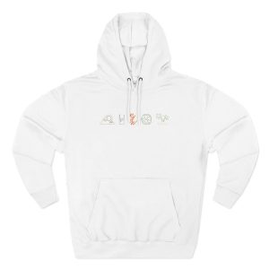 Kinging-it Three-panel Fleece Hoodie