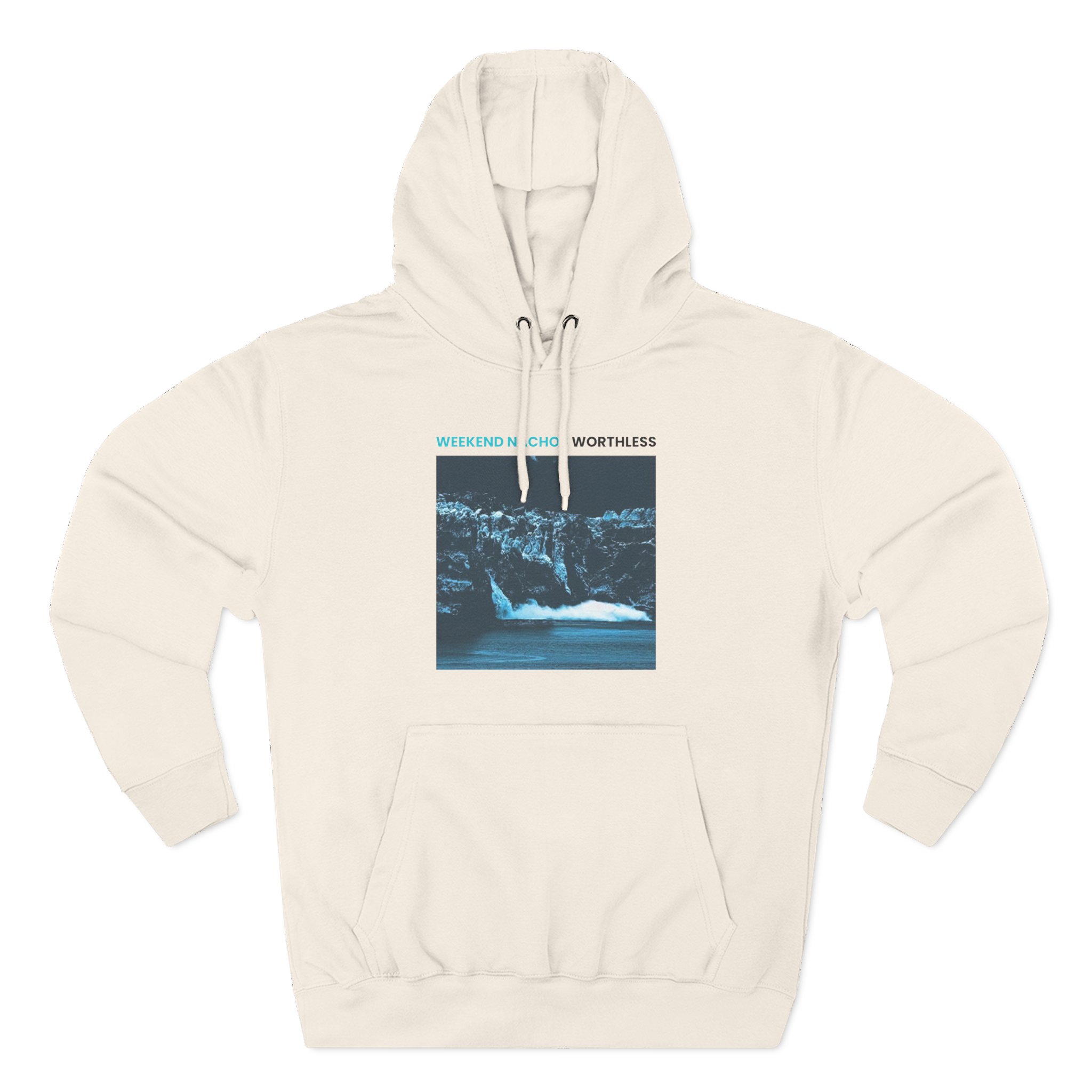 Weekend Nachos Weekend Nachos Worthless Three-Panel Fleece Hoodie - Image 3