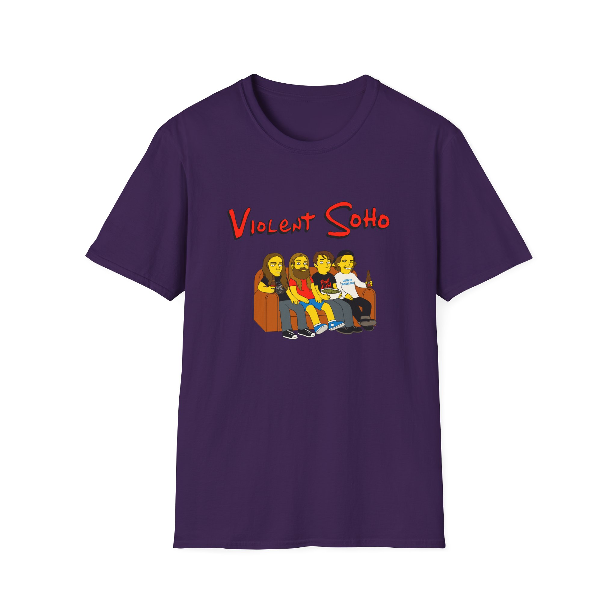 Violent Soho Springfield 4122 Unisex Softstyle T-shirt - Image 39