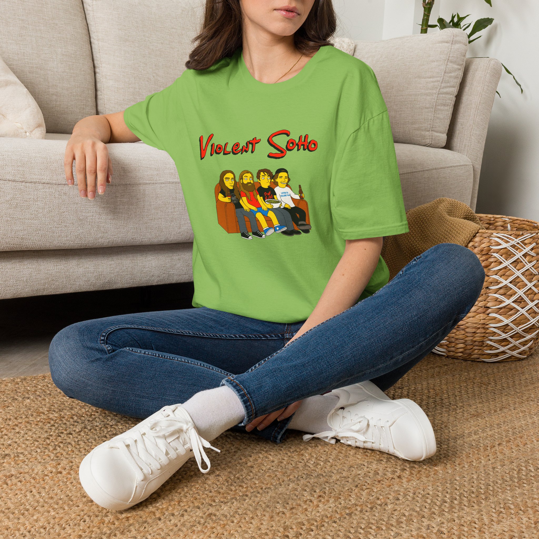 Violent Soho Springfield 4122 Unisex Softstyle T-shirt - Image 26
