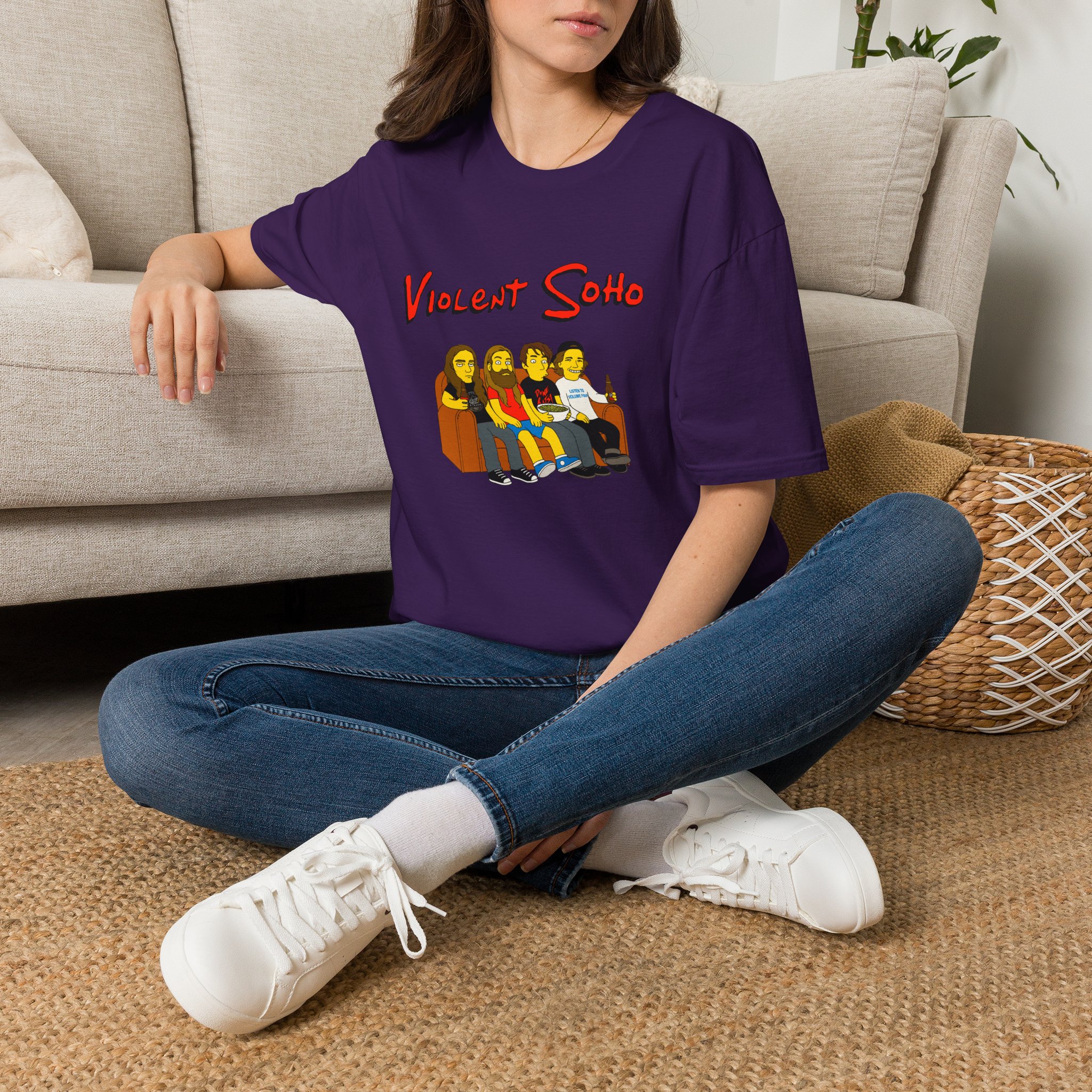 Violent Soho Springfield 4122 Unisex Softstyle T-shirt - Image 38