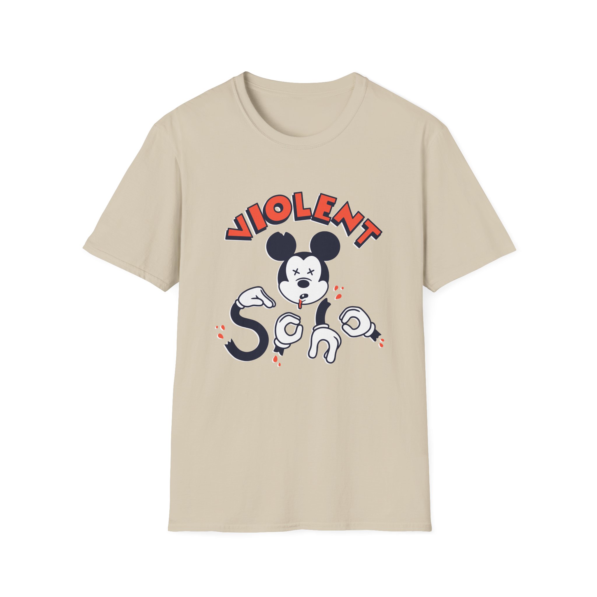 Violent Soho Dead Mouse Unisex Softstyle T-shirt - Image 3