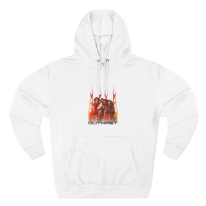 Outkast Outkast Flames Three-panel Fleece Hoodie
