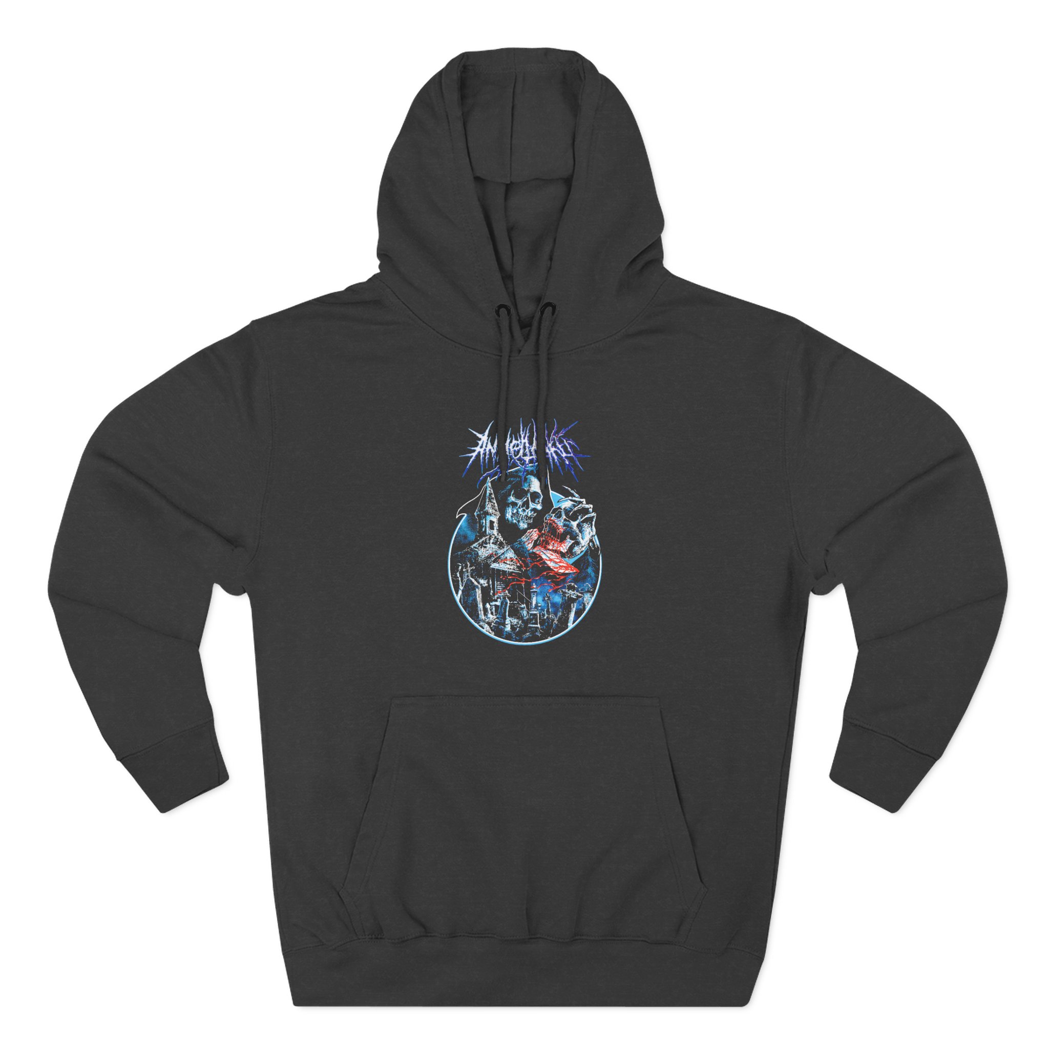 Angelmaker Angel Of Death Three-Panel Fleece Hoodie - Image 3