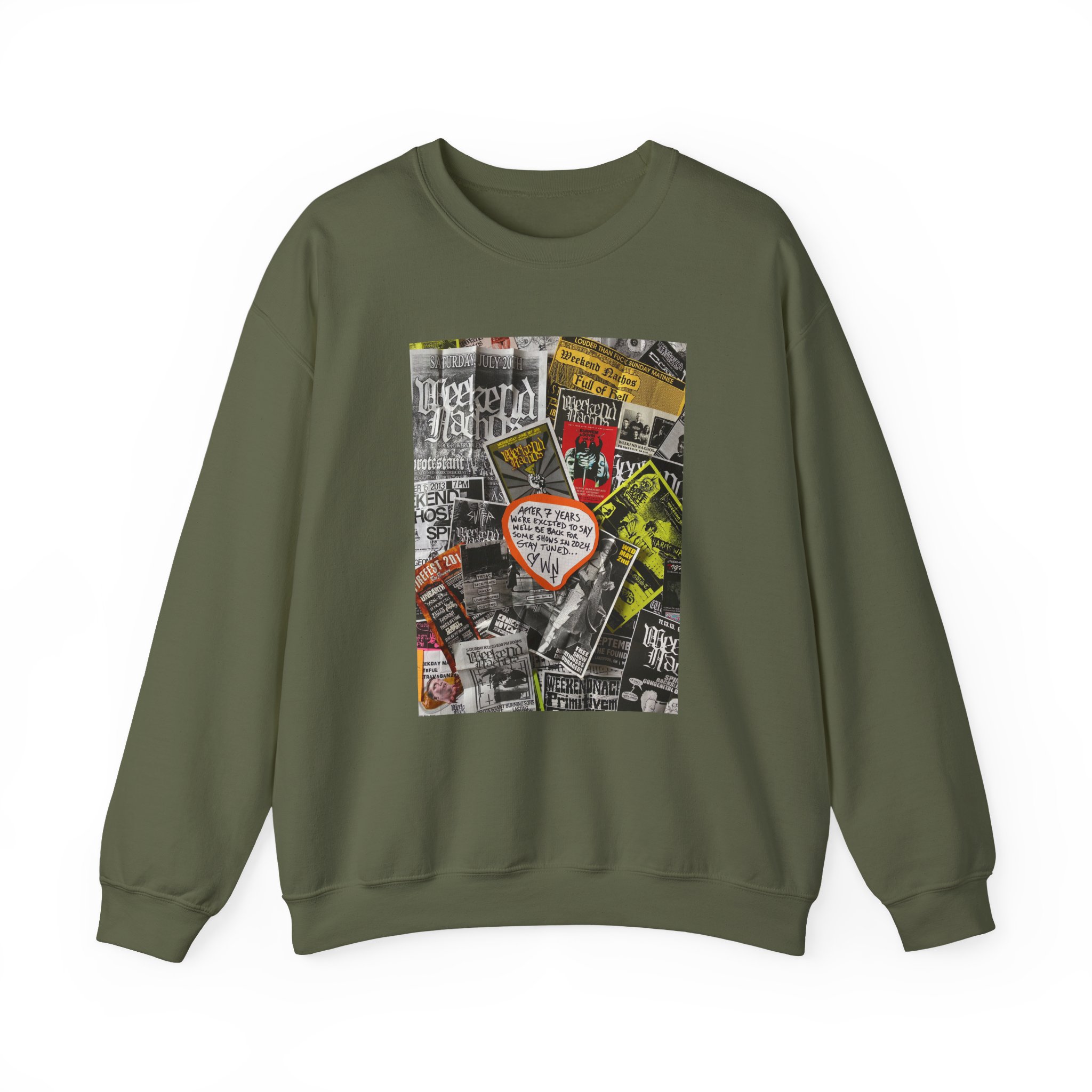 Weekend Nachos Unisex Heavy Blend™ Crewneck Sweatshirt - Image 5