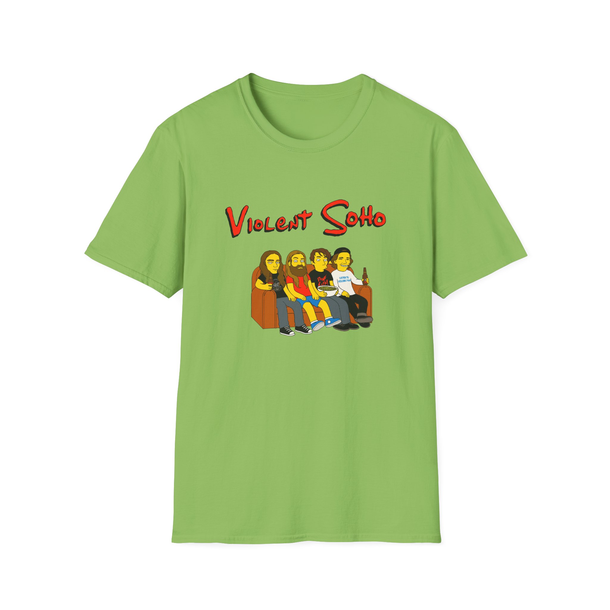 Violent Soho Springfield 4122 Unisex Softstyle T-shirt - Image 27