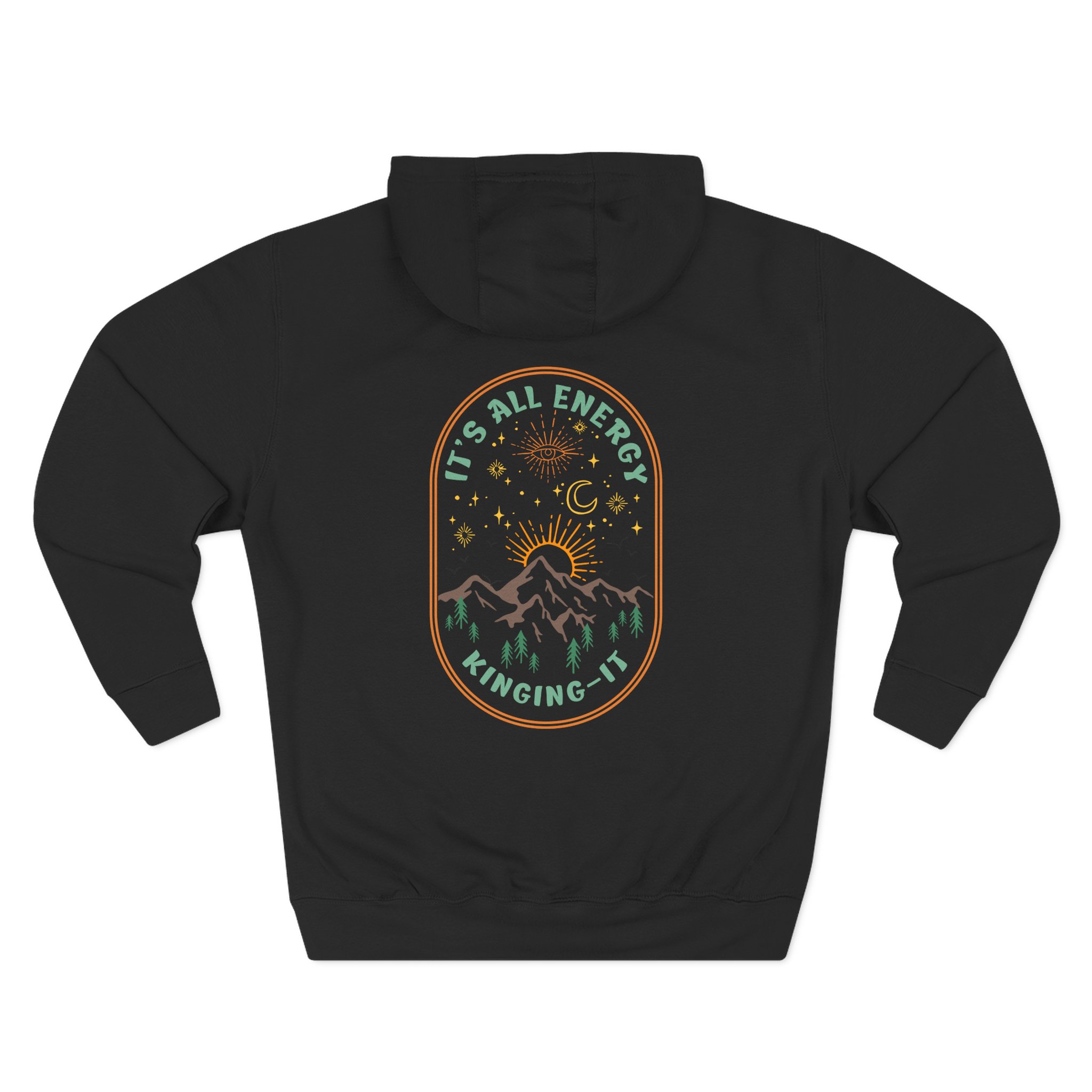 Kinging It It's All Energy Three-panel Fleece Hoodie - Image 6