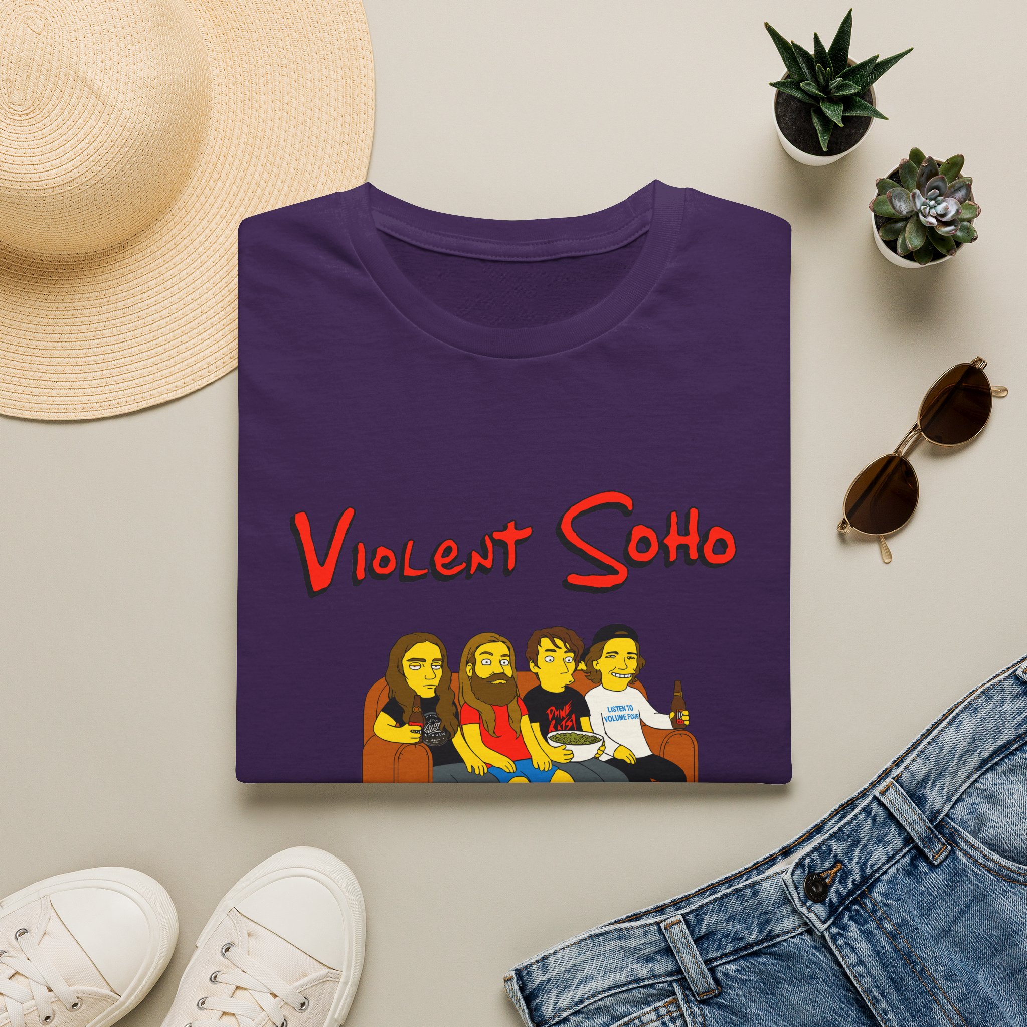 Violent Soho Springfield 4122 Unisex Softstyle T-shirt - Image 37