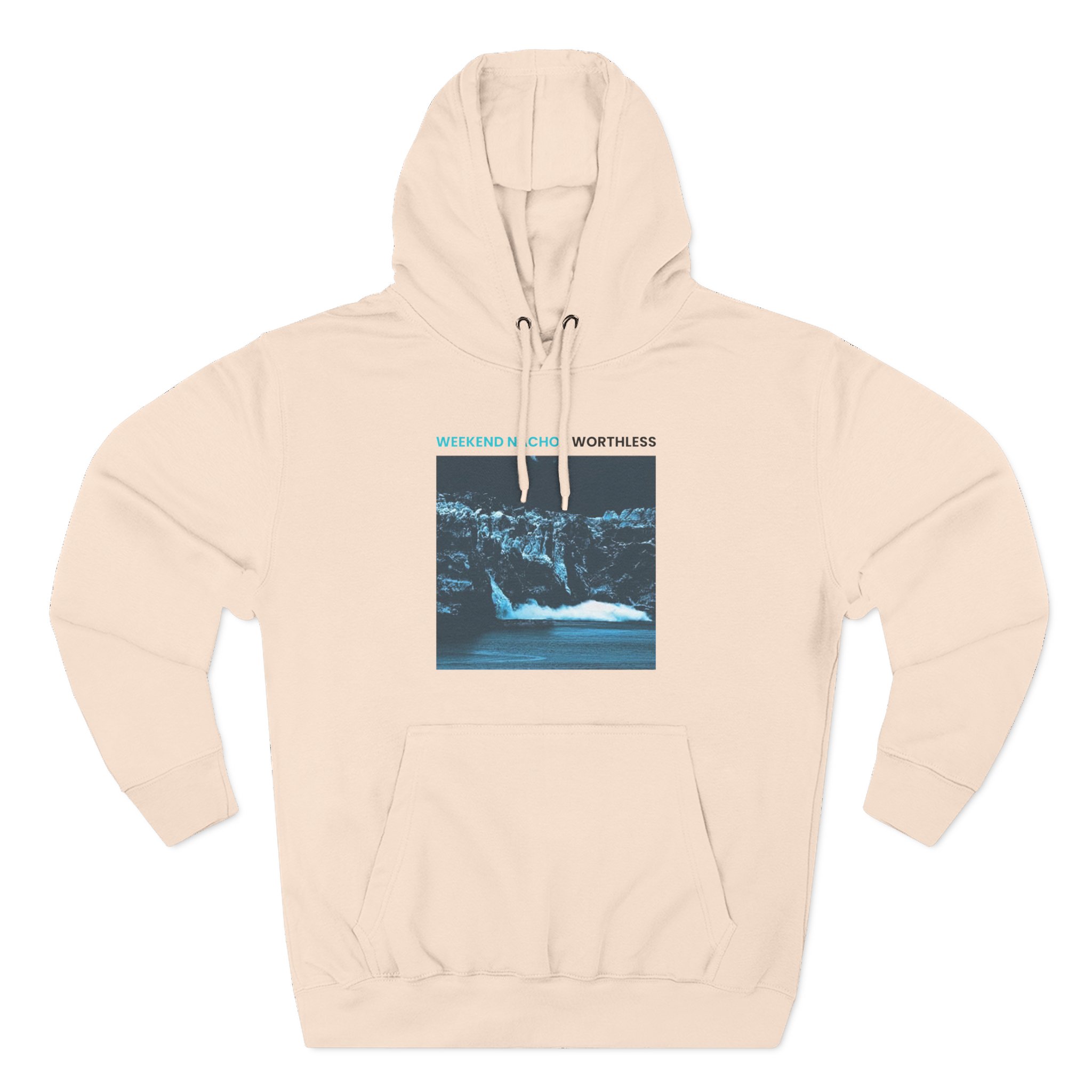 Weekend Nachos Weekend Nachos Worthless Three-Panel Fleece Hoodie - Image 5