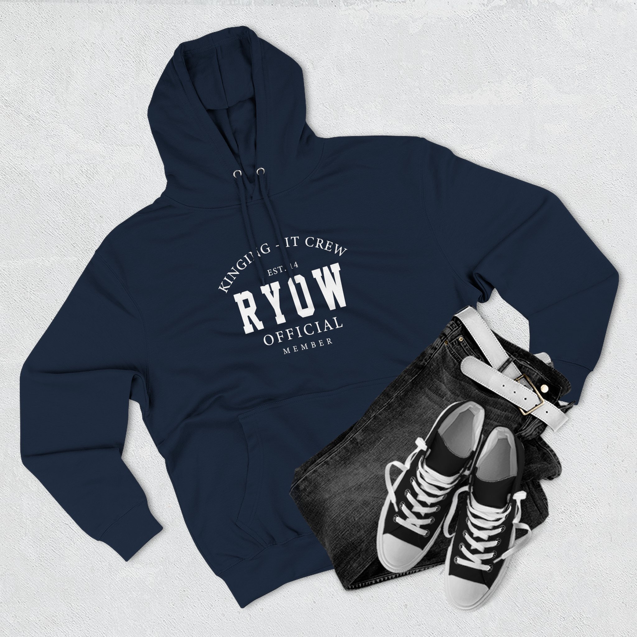 Kinging-it Chill Out Three-panel Fleece Hoodie - Image 23