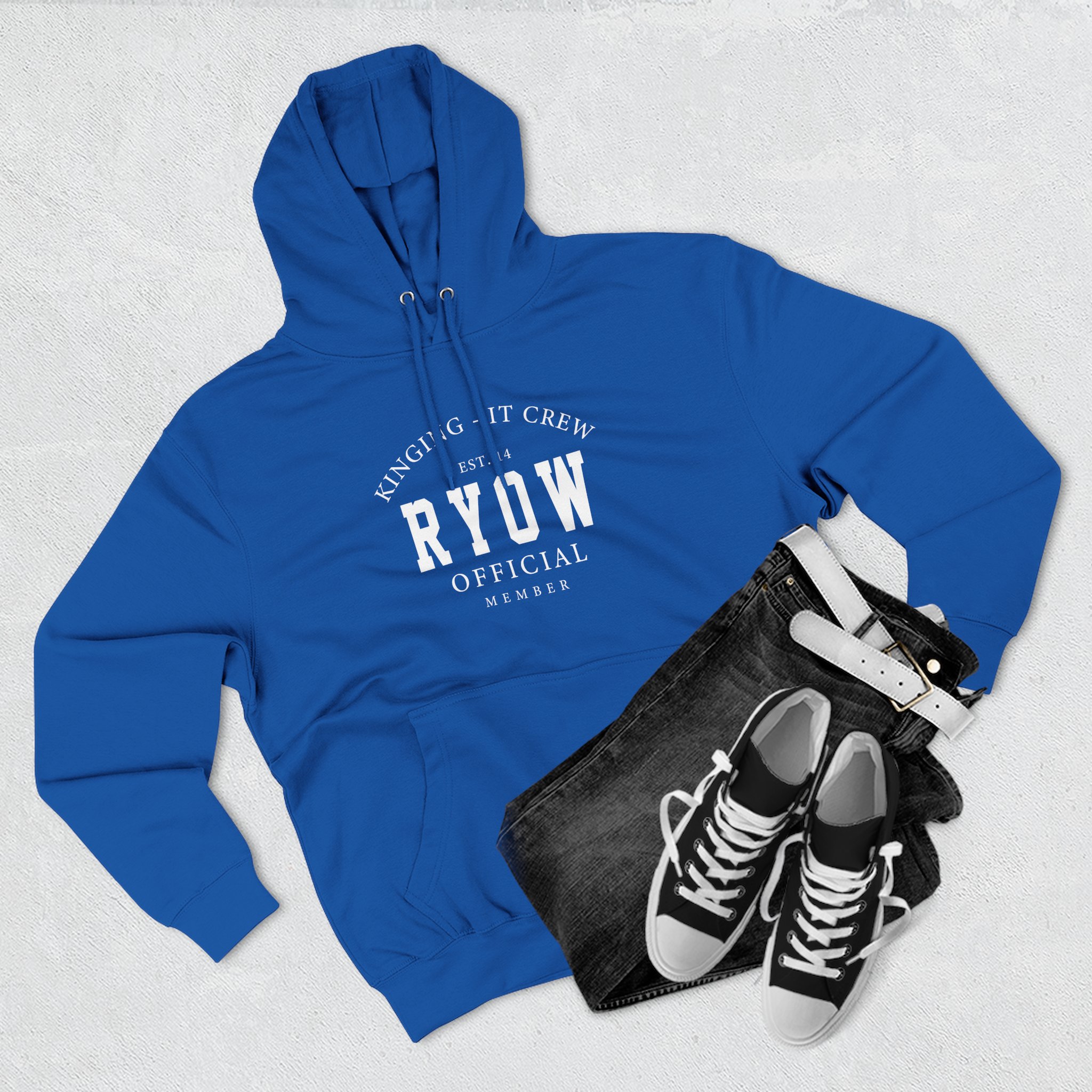 Kinging-it Chill Out Three-panel Fleece Hoodie - Image 19