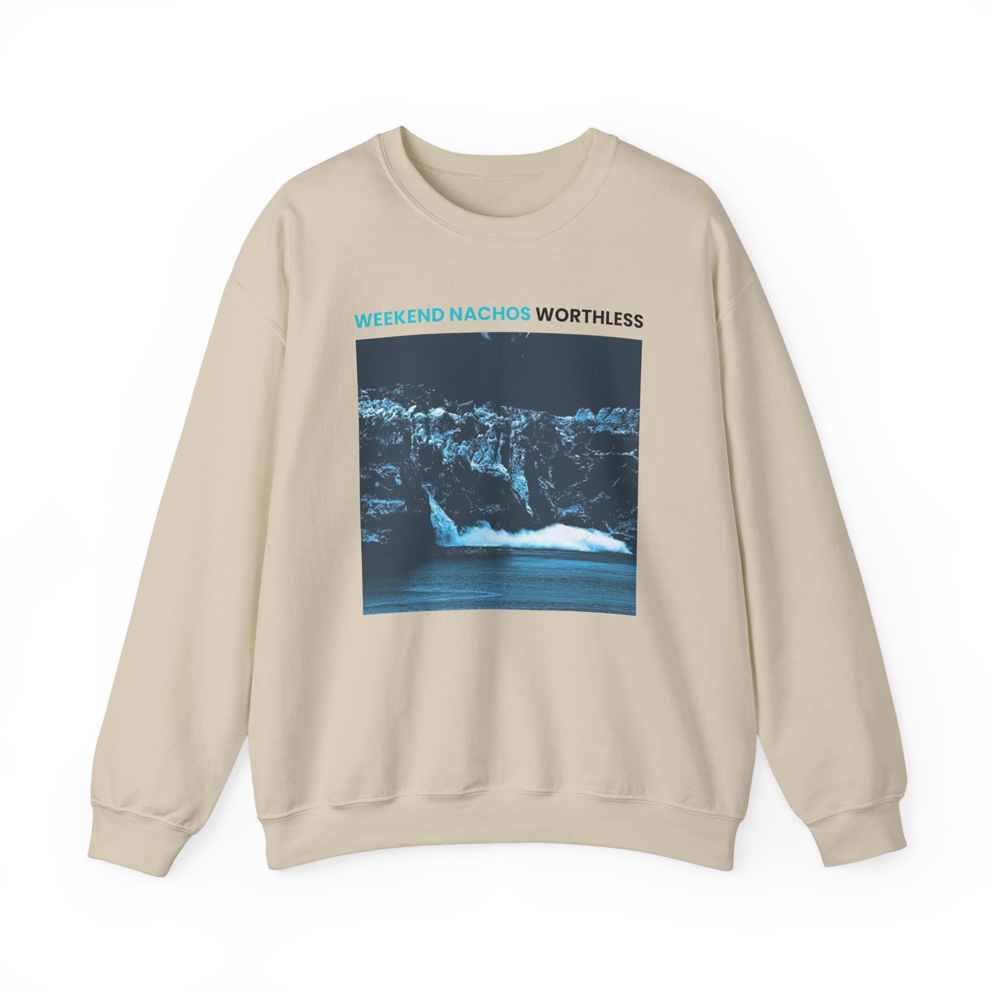 Weekend Nachos Worthless Unisex Heavy Blend™ Crewneck Sweatshirt - Image 5