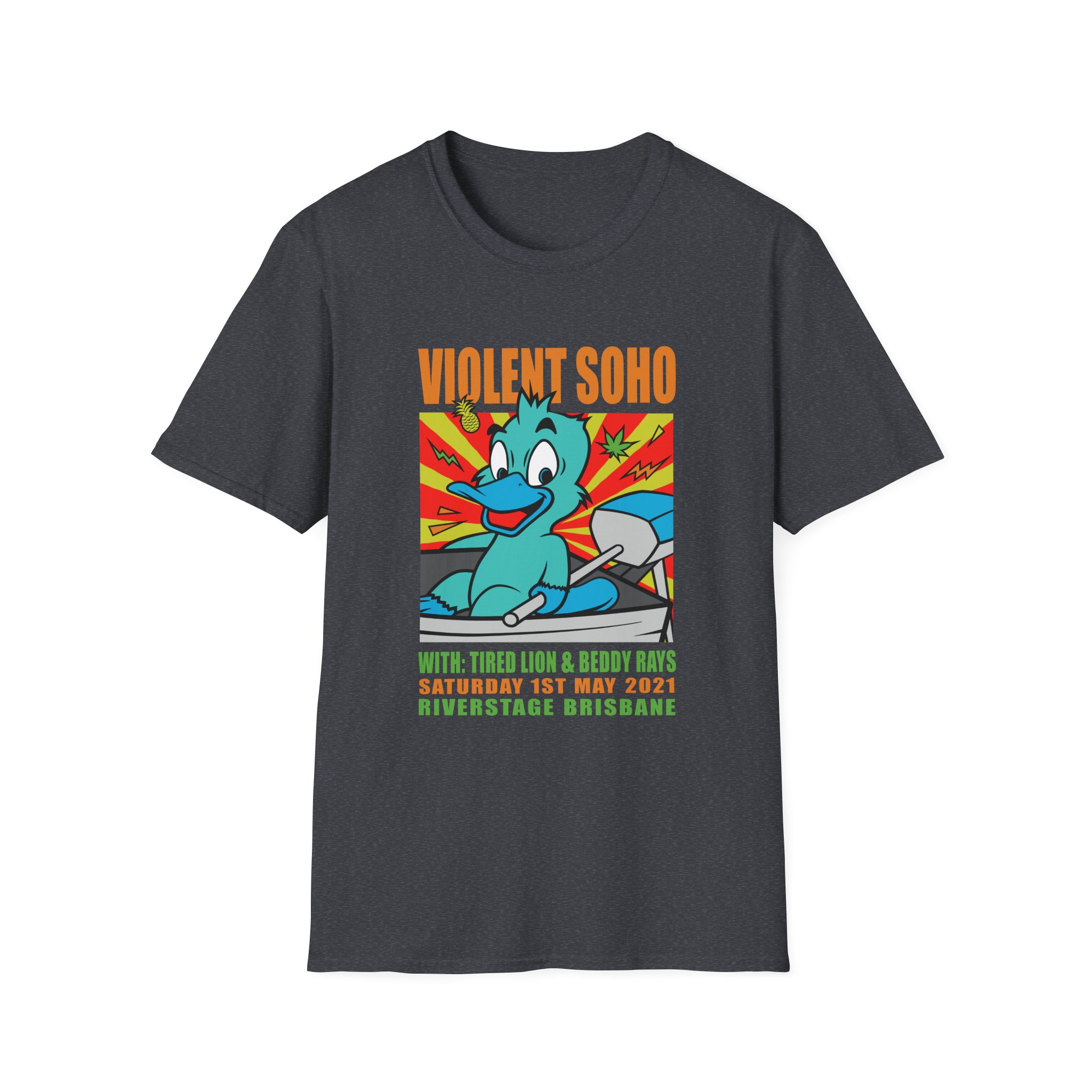Violent Soho Event Poster Unisex Softstyle T-shirt - Image 11