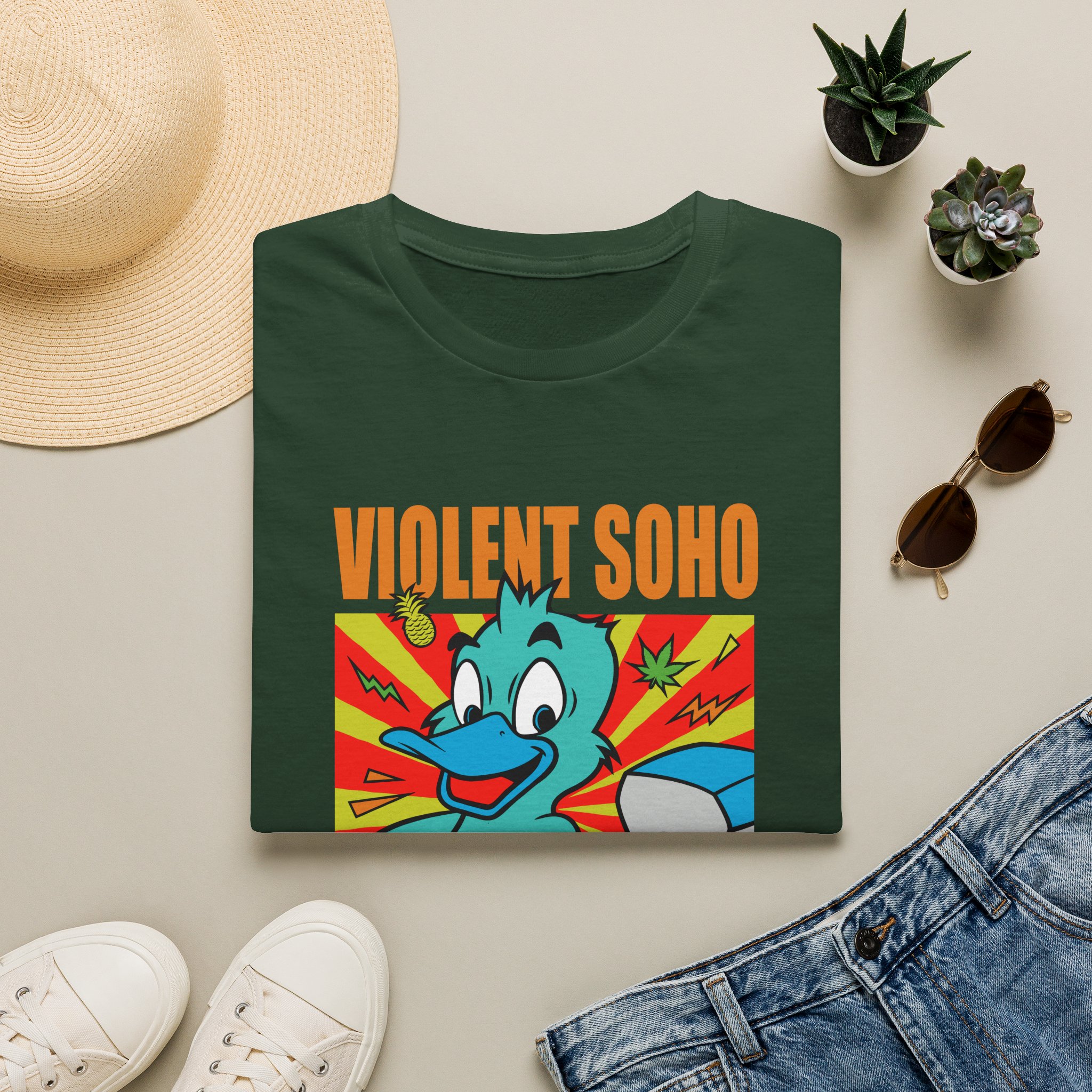 Violent Soho Event Poster Unisex Softstyle T-shirt - Image 21