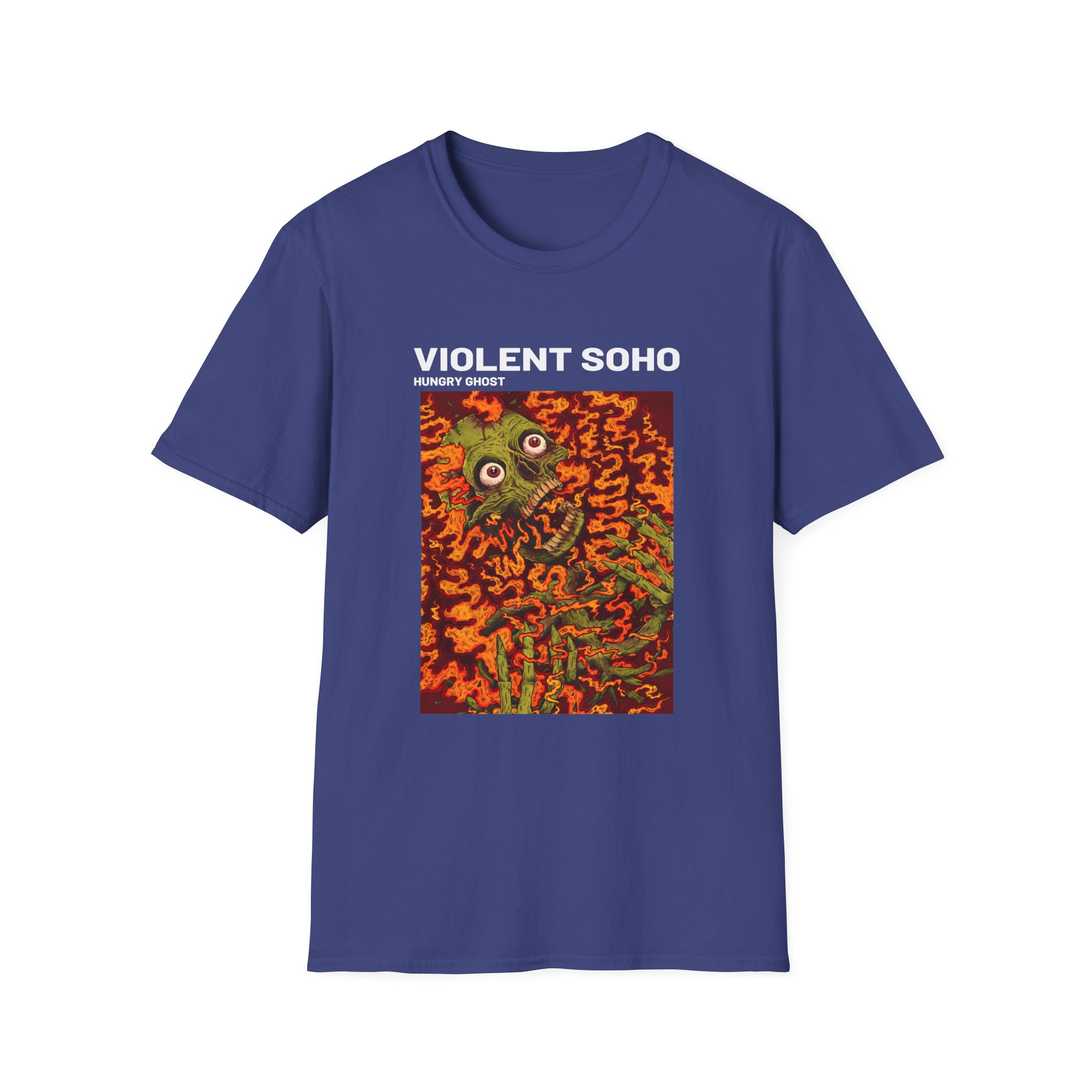 Violent Soho Hungry Ghost Unisex Softstyle T-shirt - Image 13