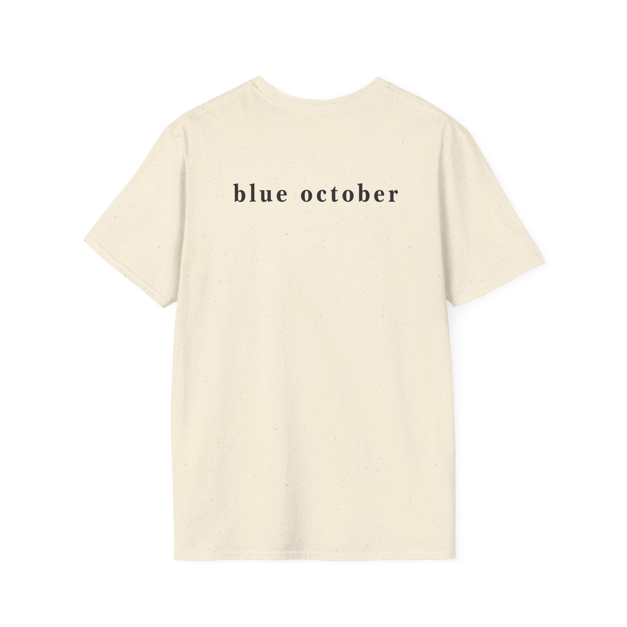 Blue October Big Rose Unisex Softstyle T-Shirt - Image 8