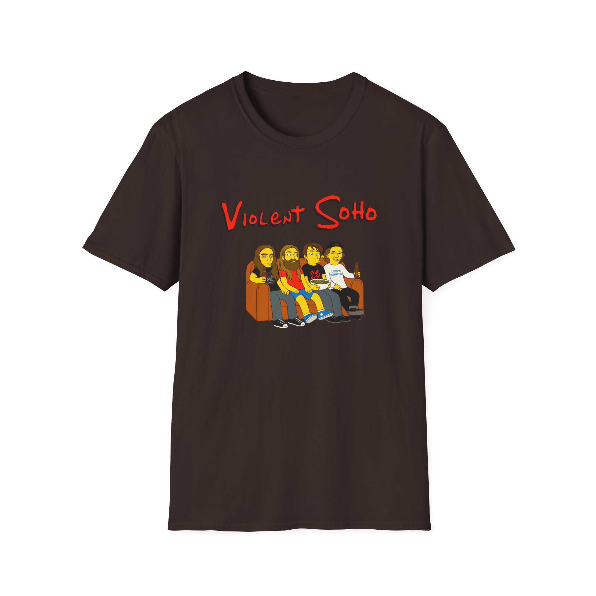Violent Soho Springfield 4122 Unisex Softstyle T-shirt - Image 3